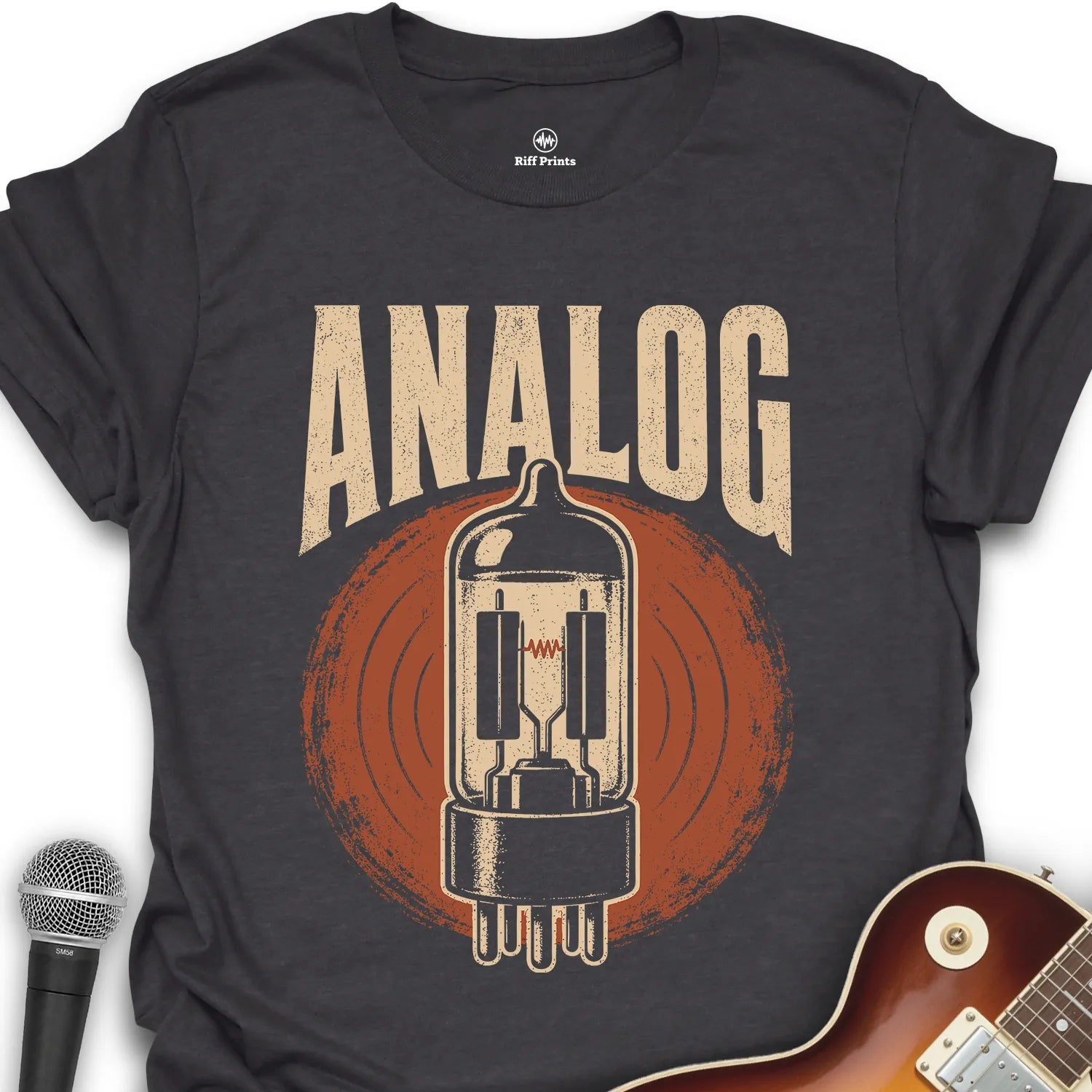Analog Vacuum Tube Music T-Shirt