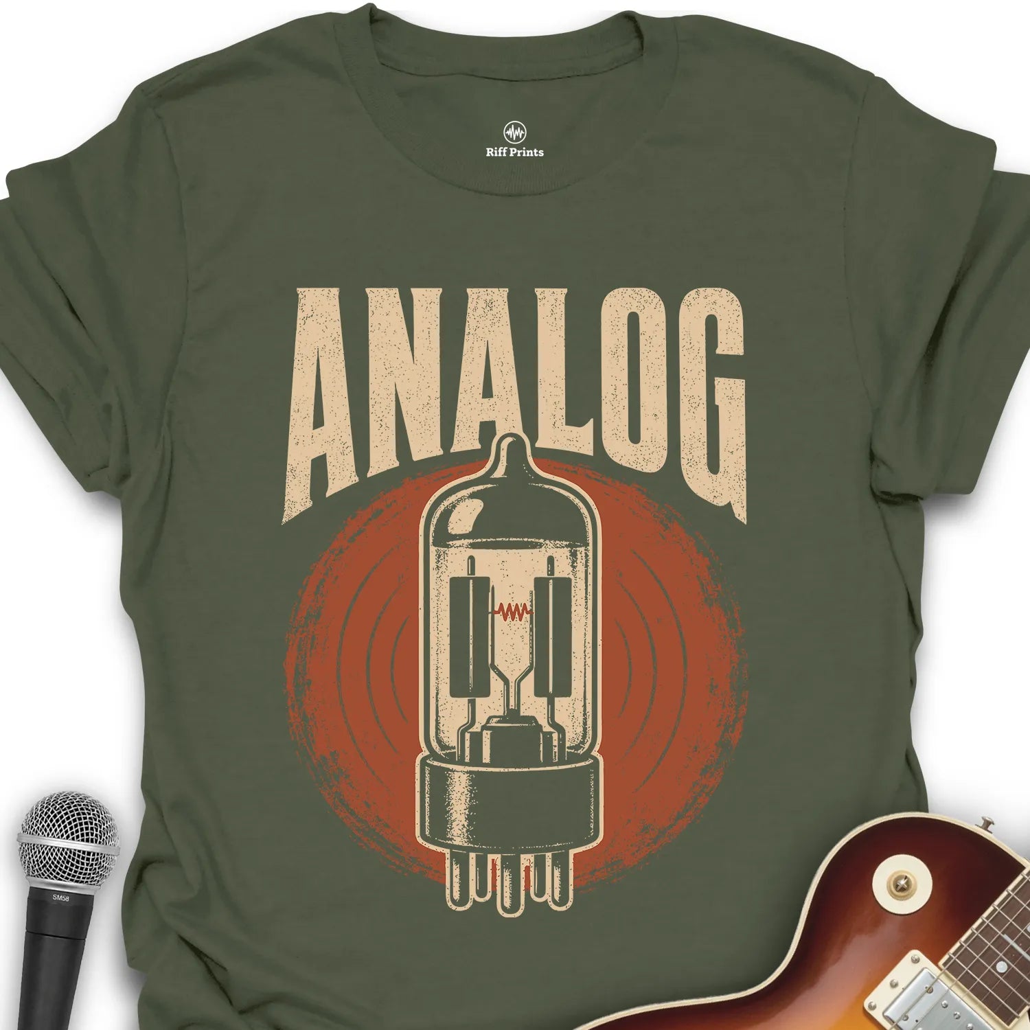 Analog Vacuum Tube Music T-Shirt