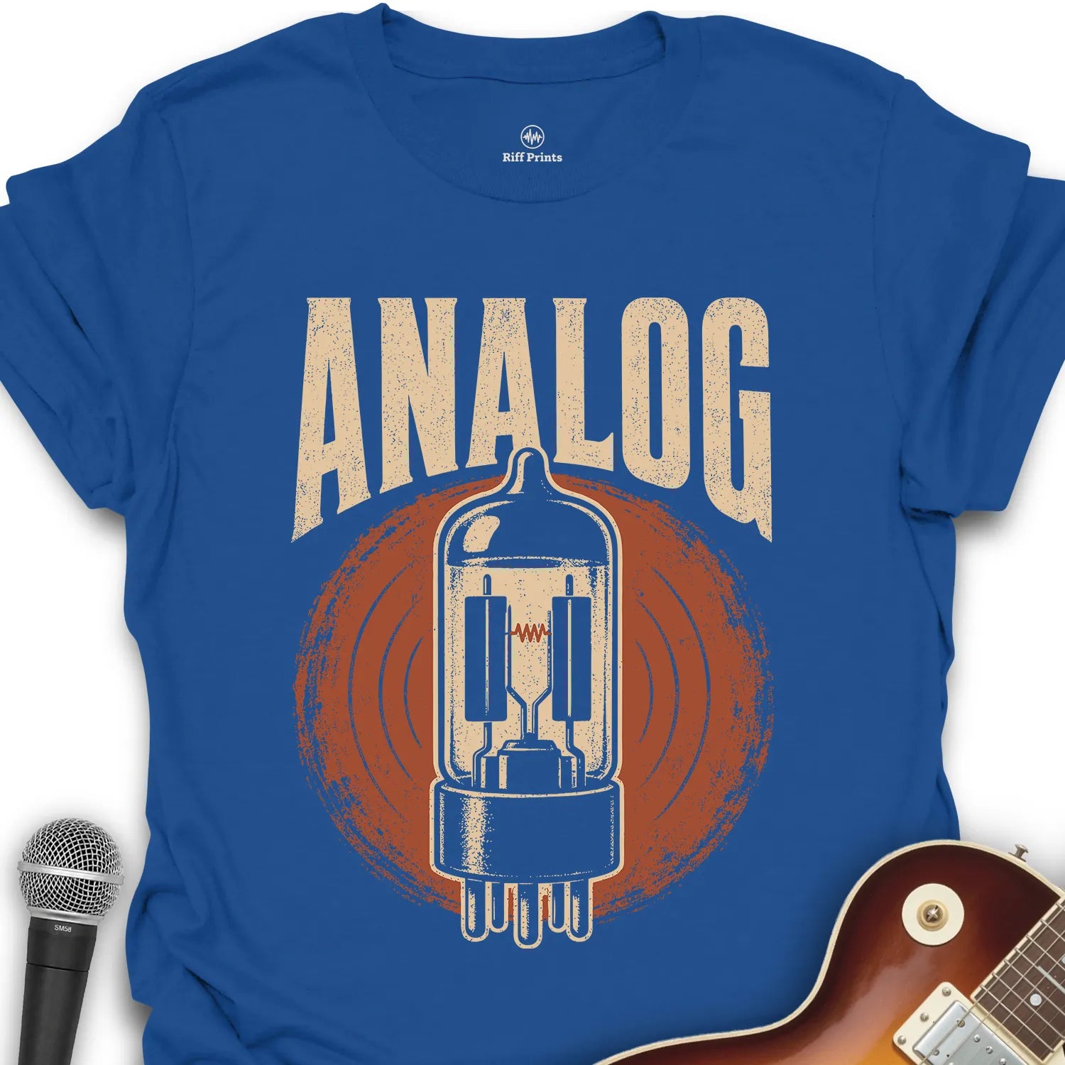 Analog Vacuum Tube Music T-Shirt