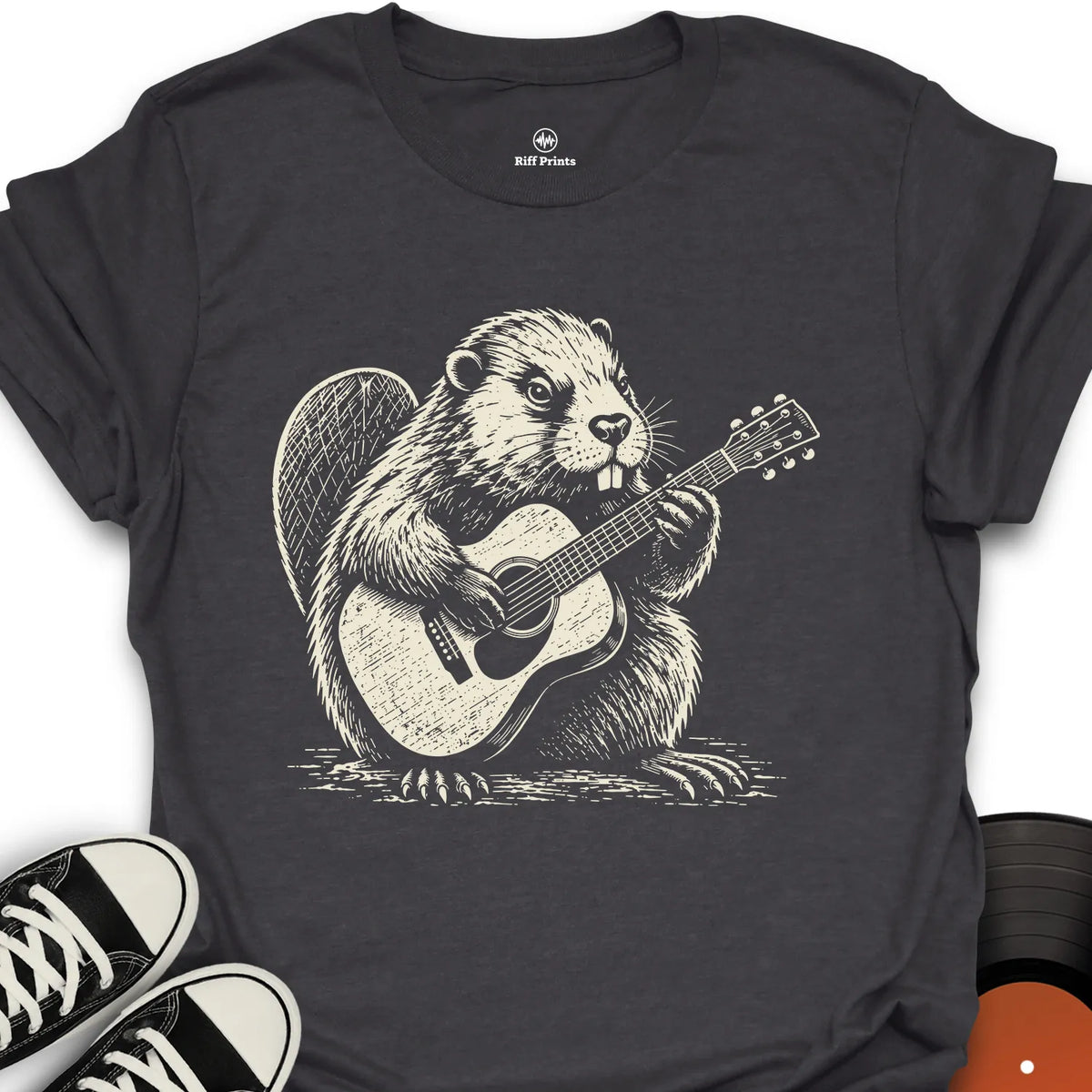 Beaver Guitar T-Shirt