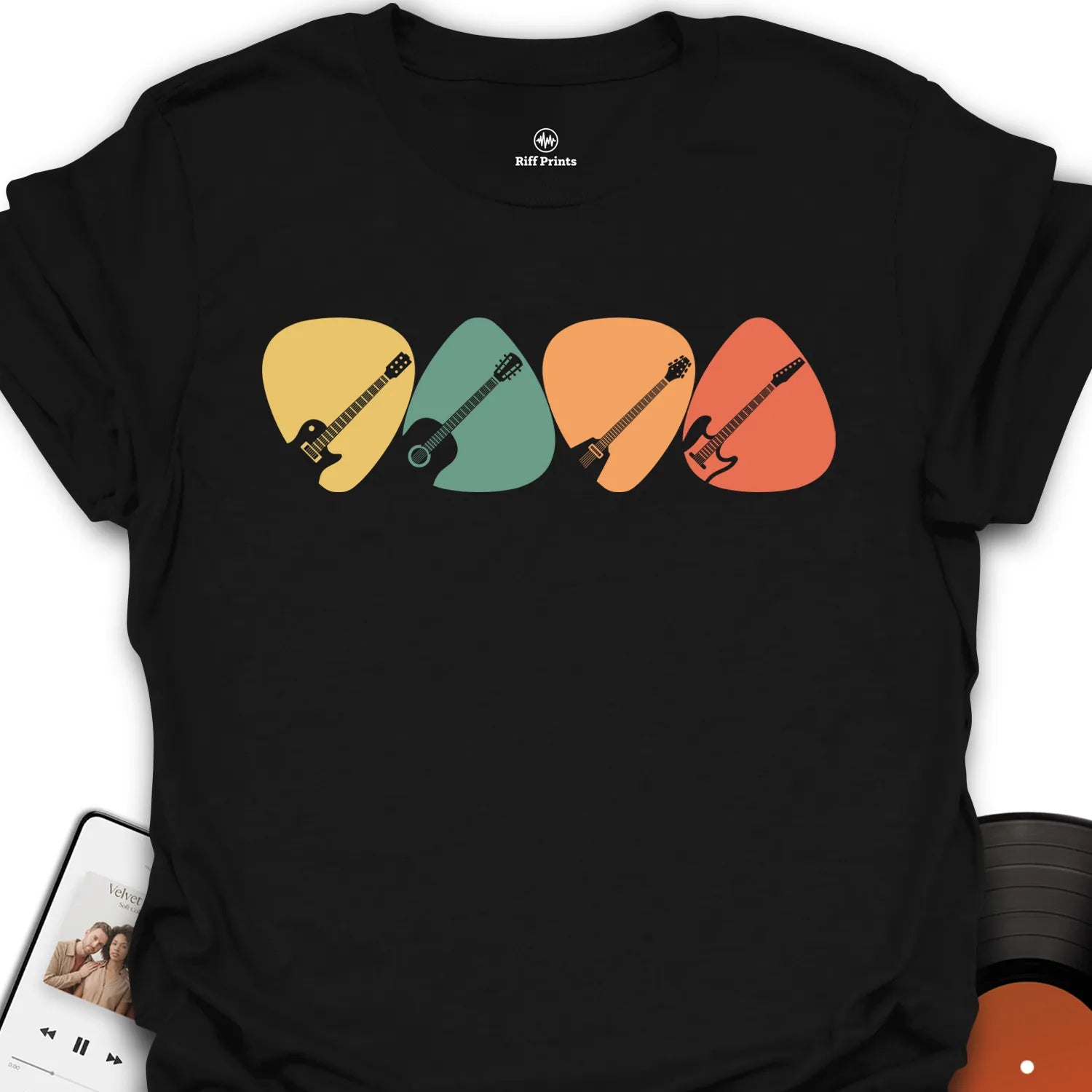Colorful Guitar Picks T-Shirt