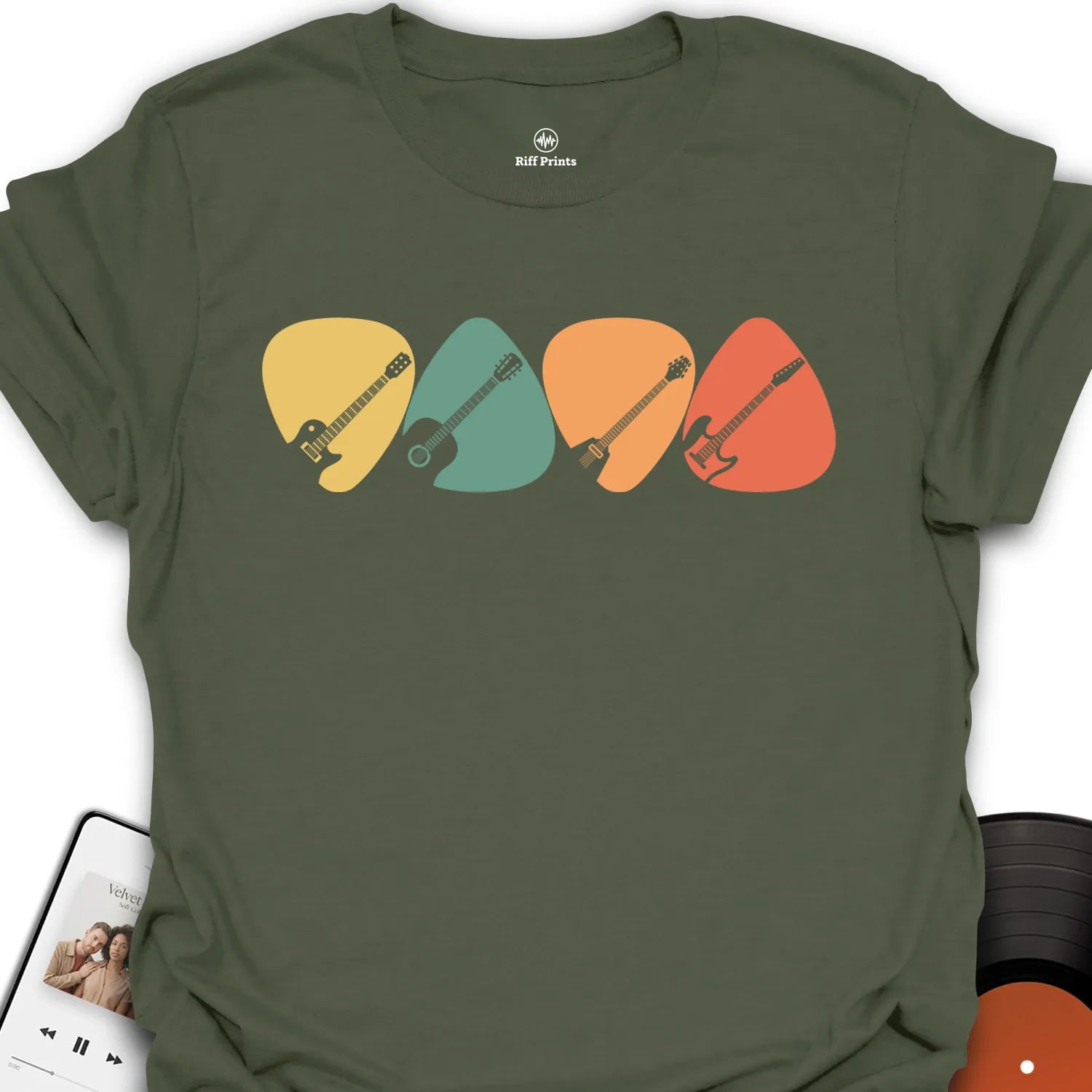 Colorful Guitar Picks T-Shirt
