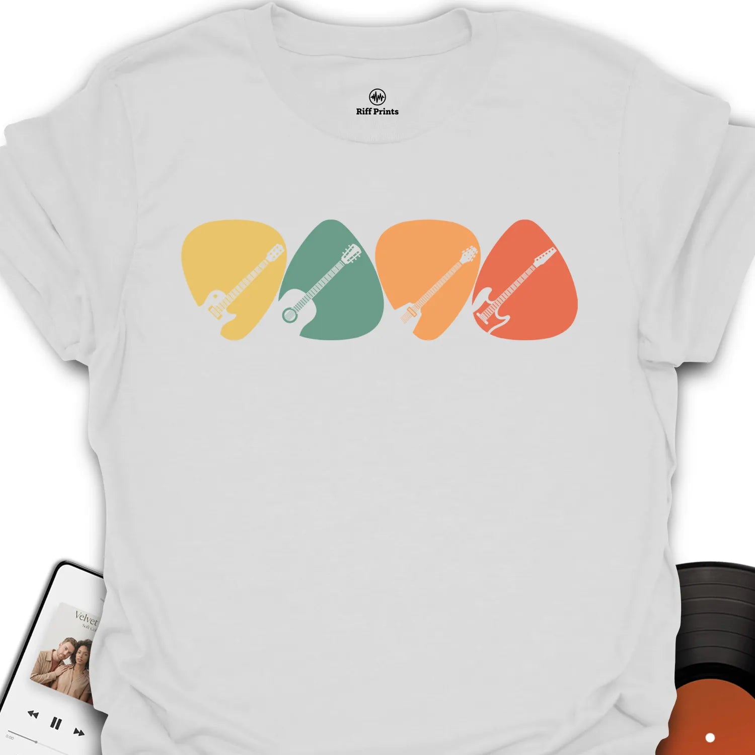 Colorful Guitar Picks T-Shirt