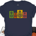 Colorful Speakers Music T-Shirt