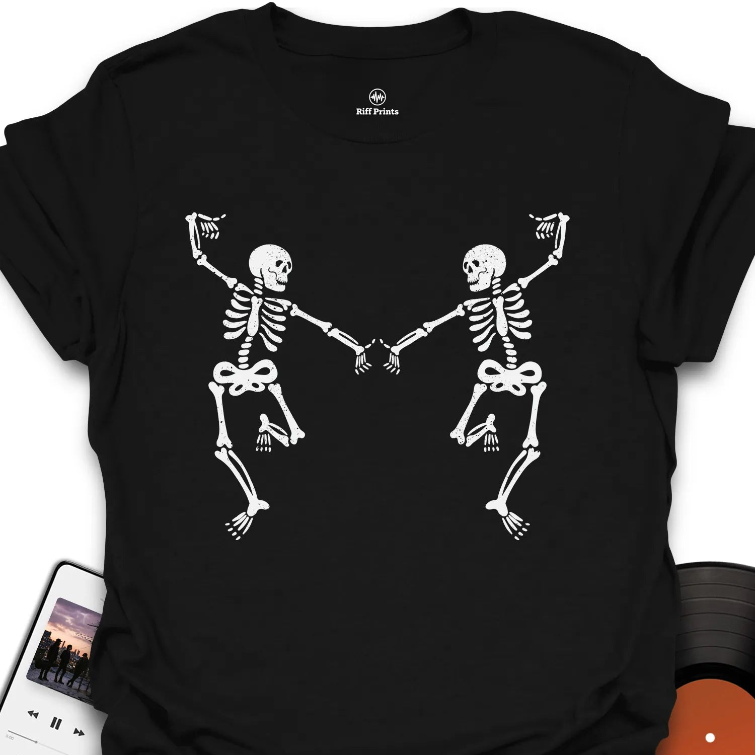 Dancing Skeletons Music T-Shirt