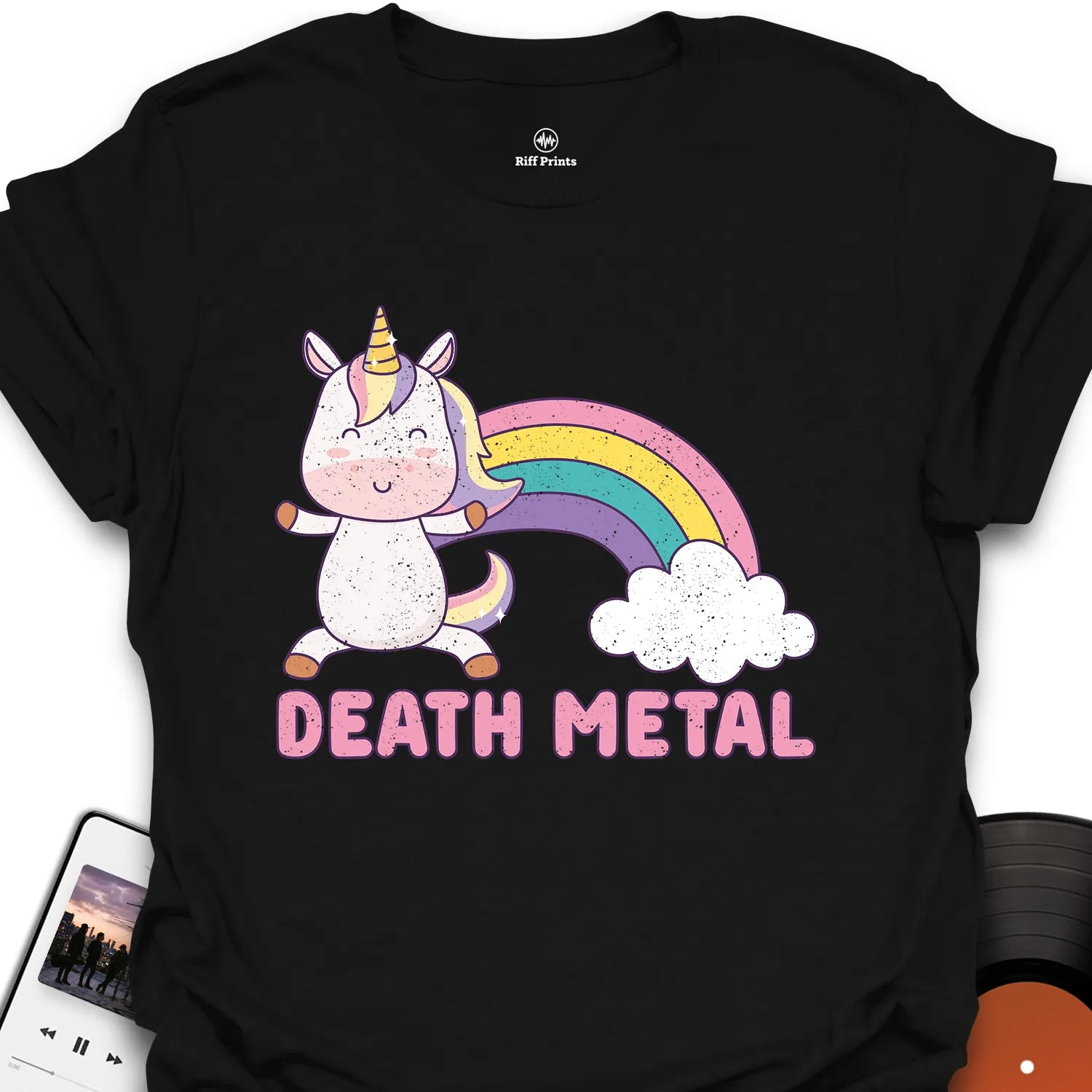 Death Metal Unicorn Music T-Shirt