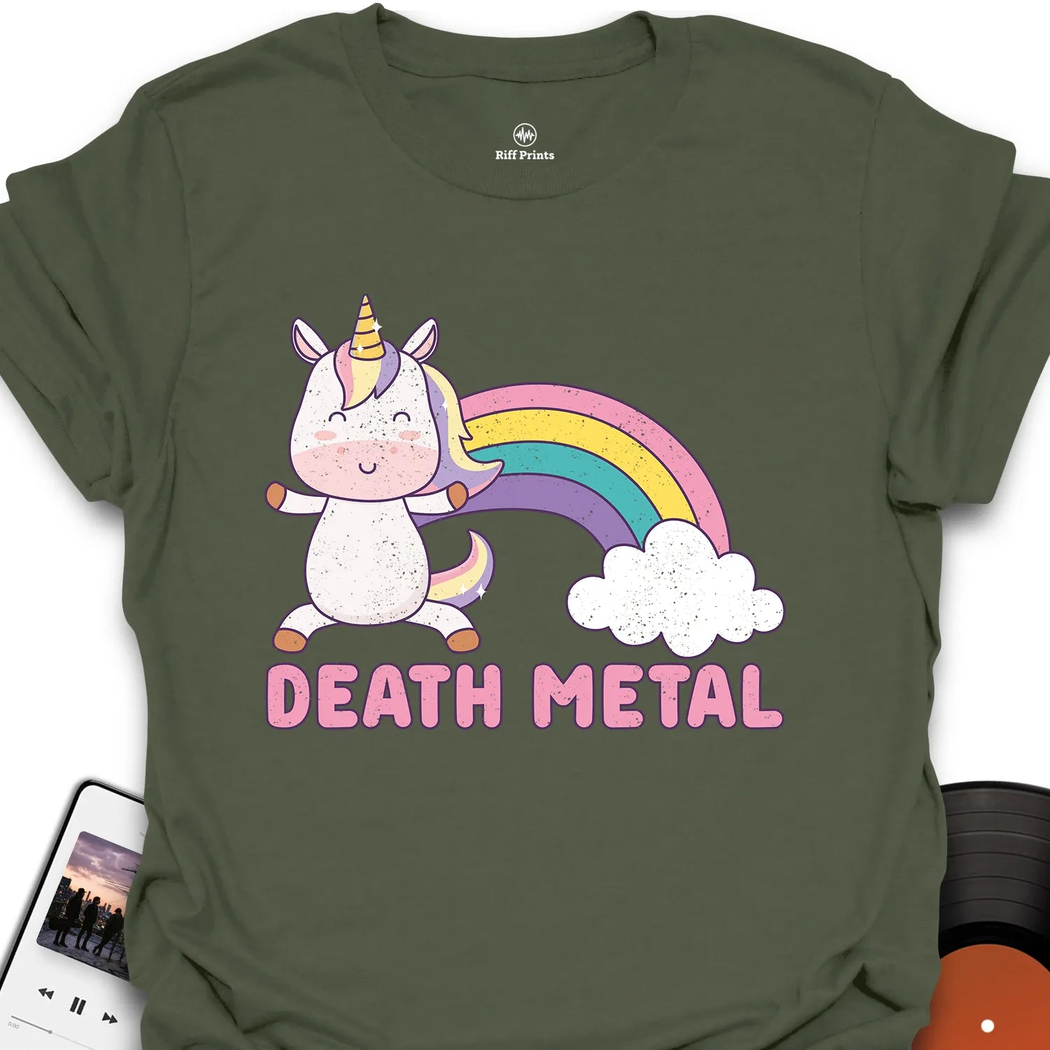 Death Metal Unicorn Music T-Shirt