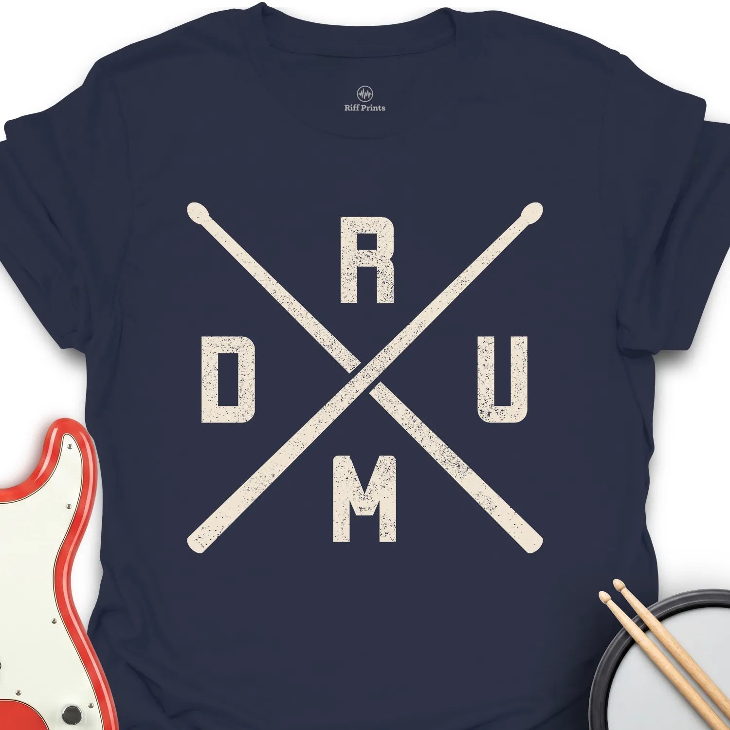 Drum Logo Music T-Shirt