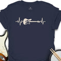 Electric Guitar Heartbeats T-Shirt