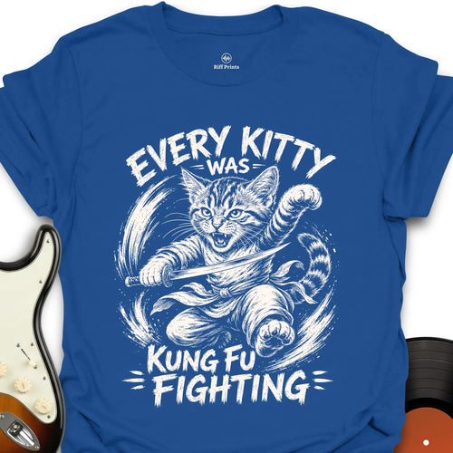 Every Kitty Kung Fu Fighting Music T-Shirt
