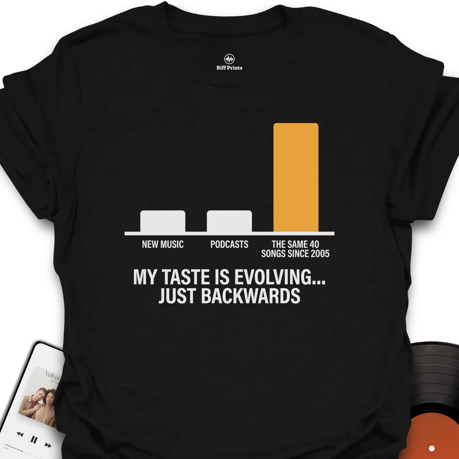 Evolving Music Taste T-Shirt