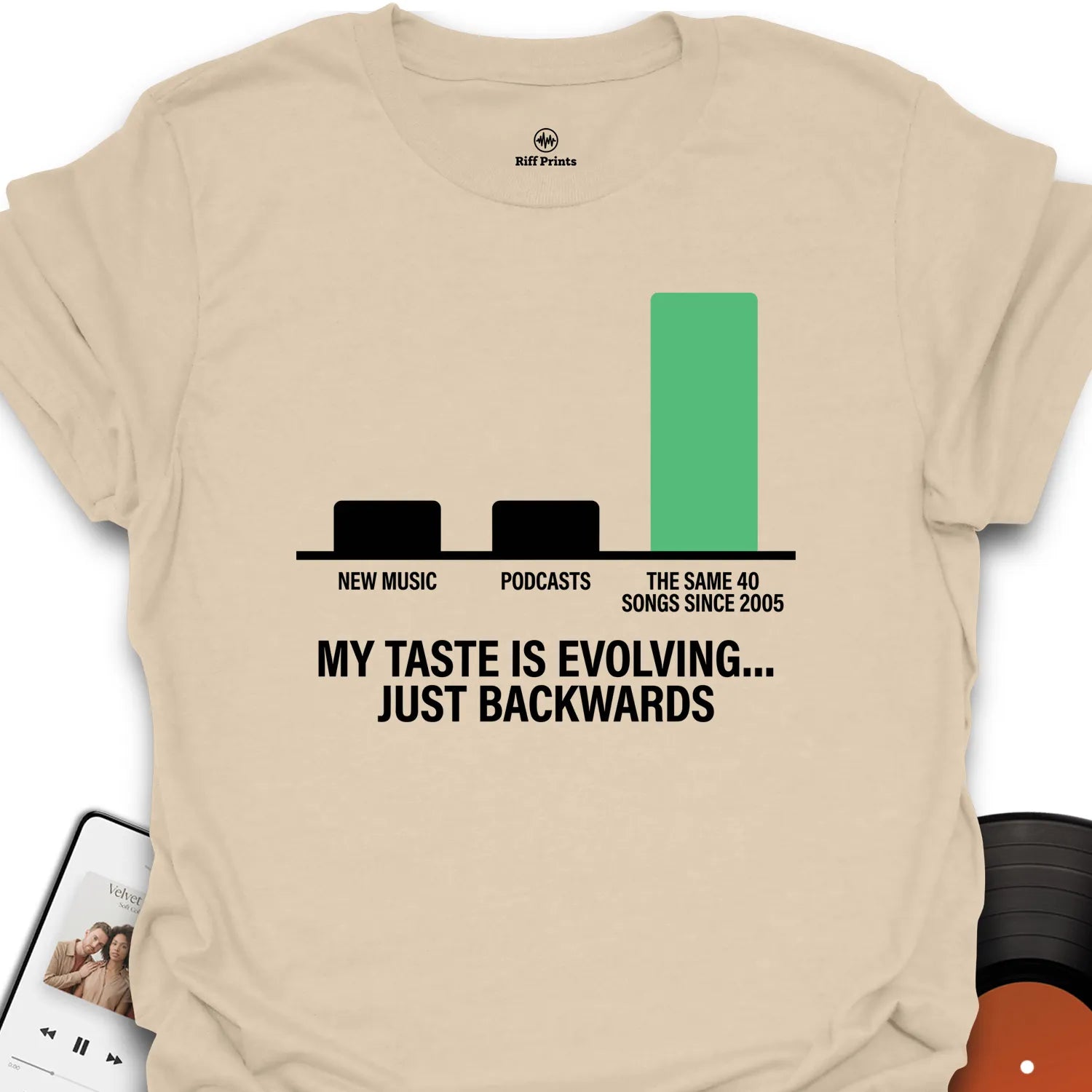 Evolving Music Taste T-Shirt