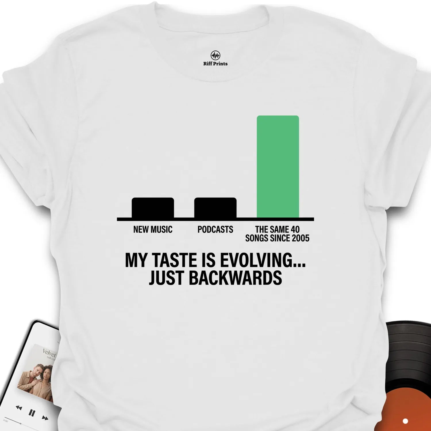 Evolving Music Taste T-Shirt