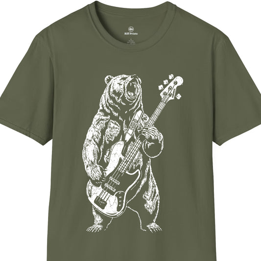 Bass Playing Bear