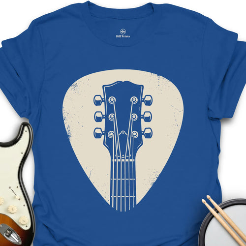 Guitar Headstock in Pick T-Shirt