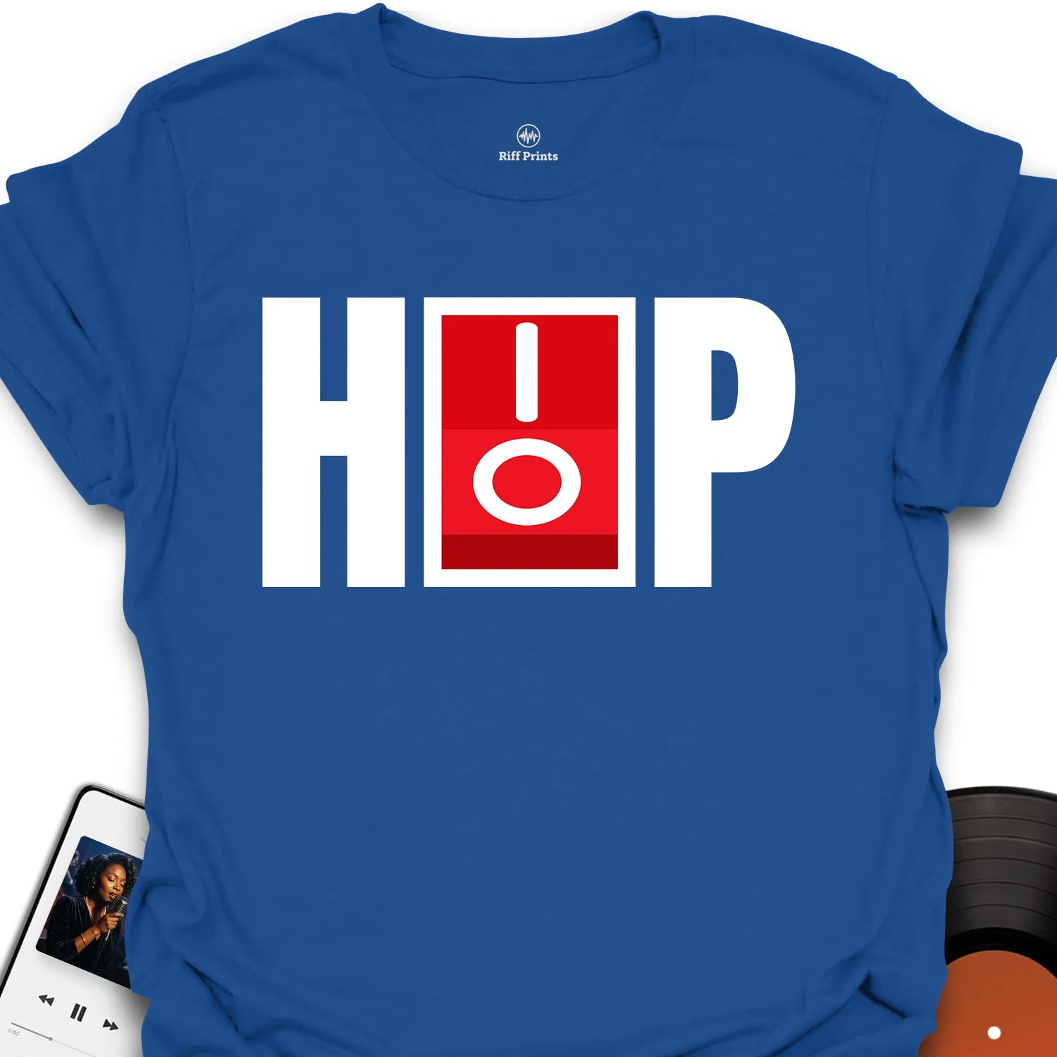 Hip Hop On/Off Music T-Shirt
