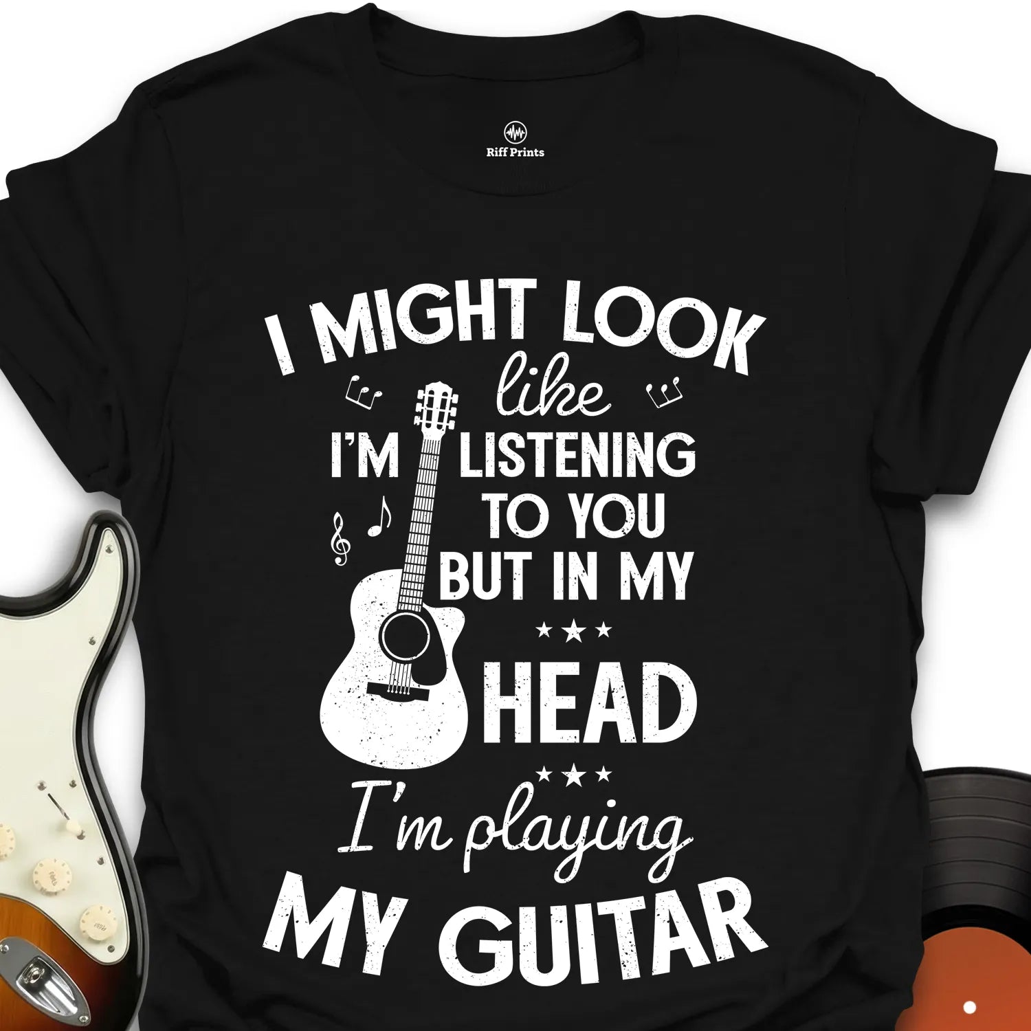 I'm Playing My Guitar T-Shirt