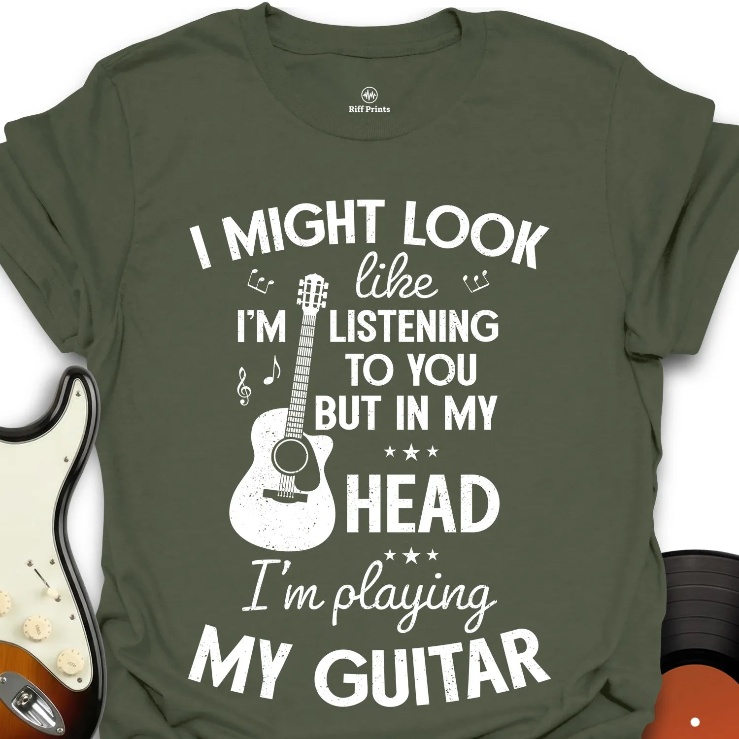 I'm Playing My Guitar T-Shirt