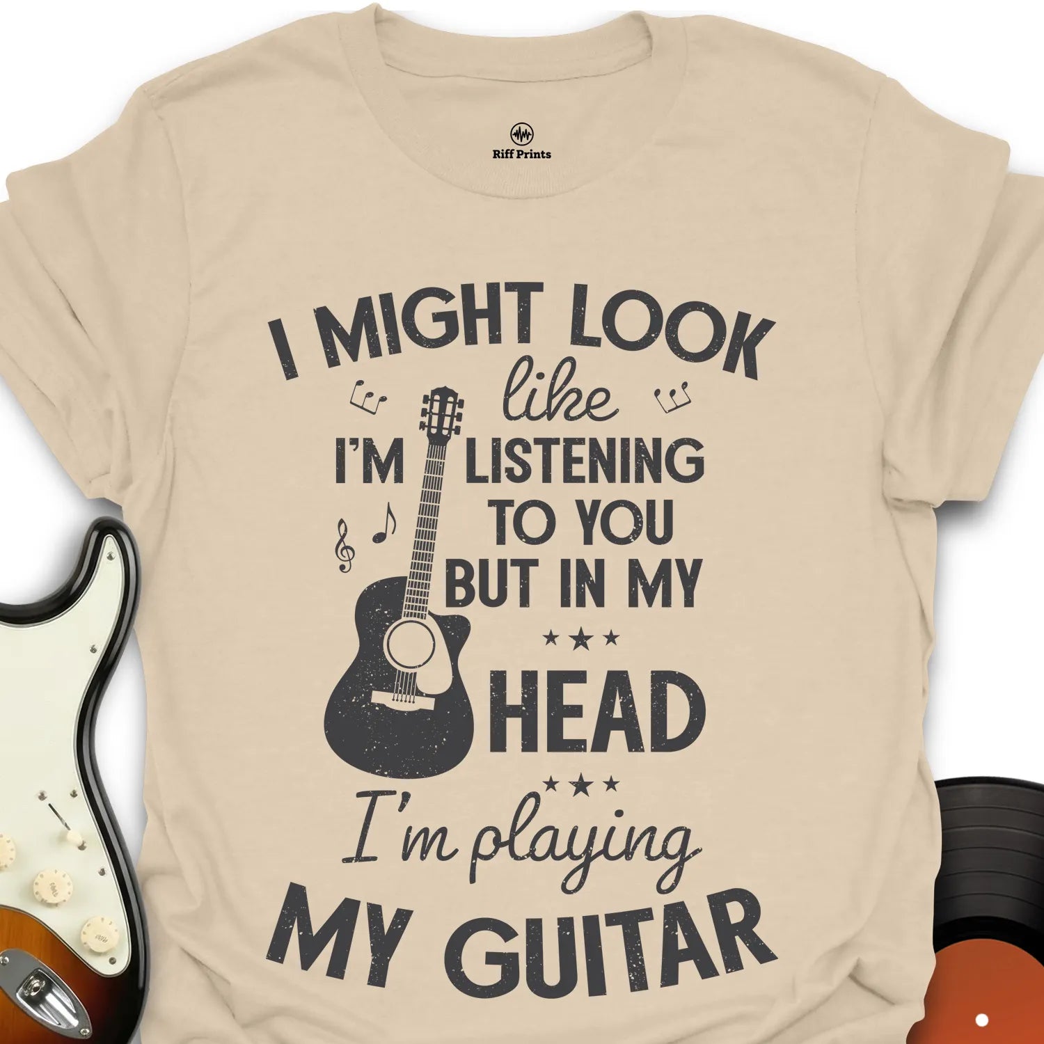I'm Playing My Guitar T-Shirt