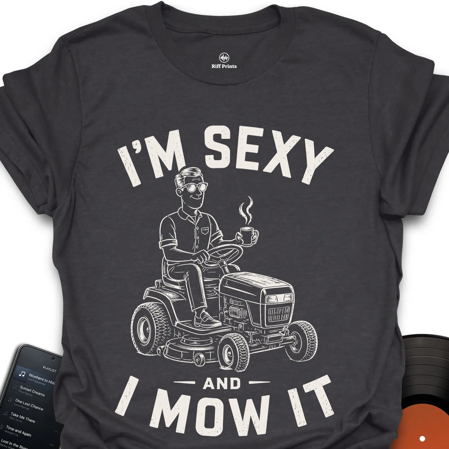 I'm Sexy and I Mow It Music T-Shirt
