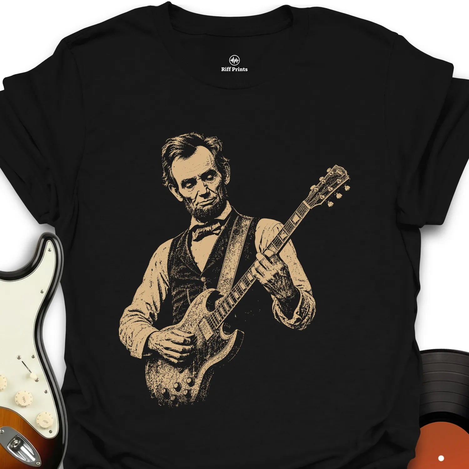 Lincoln Rocks - Music T-Shirt