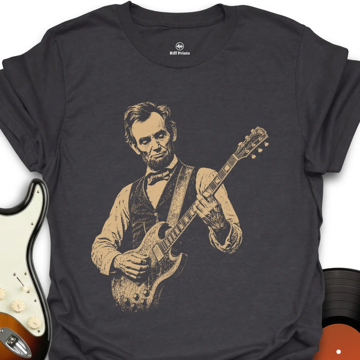 Lincoln Rocks - Music T-Shirt