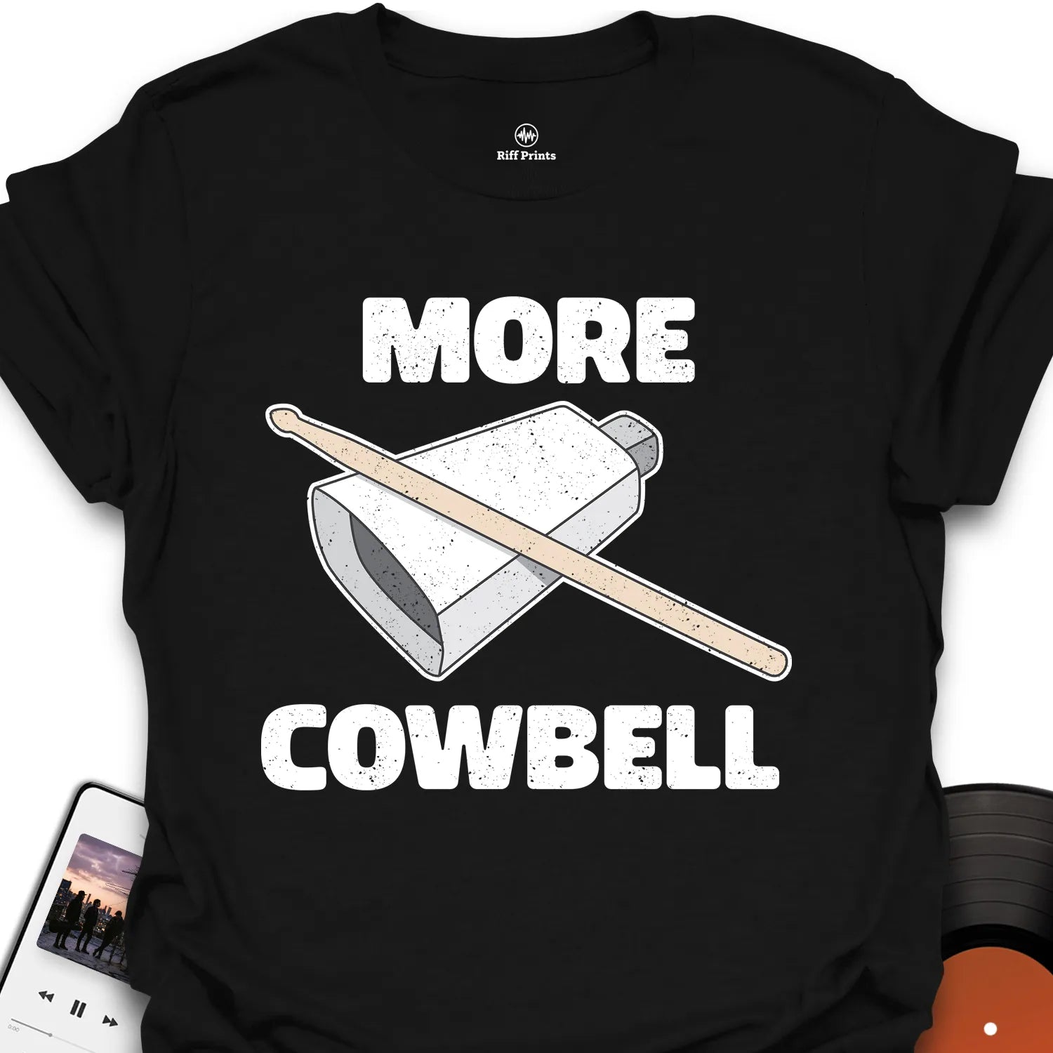 More Cowbell Music T-Shirt