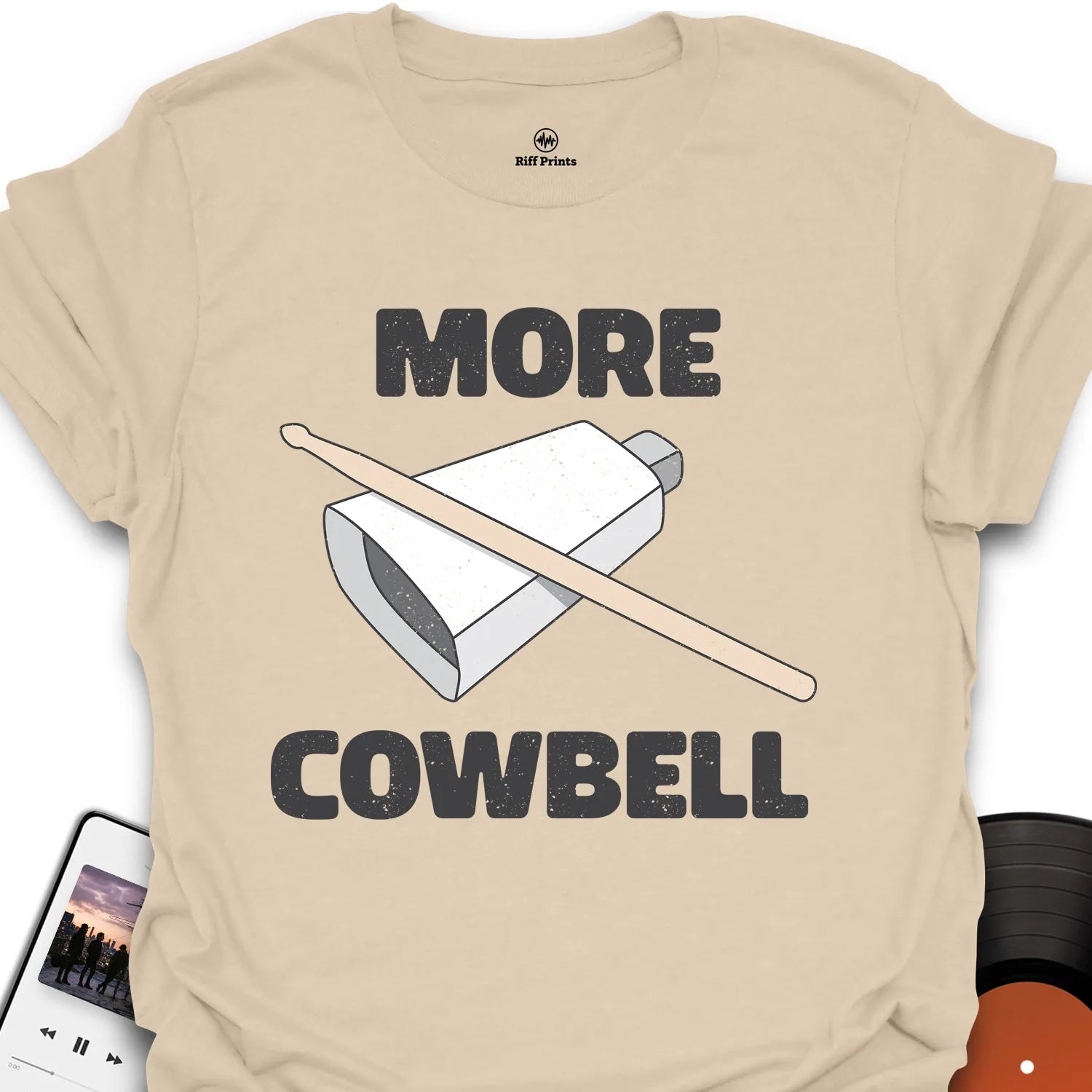 More Cowbell Music T-Shirt