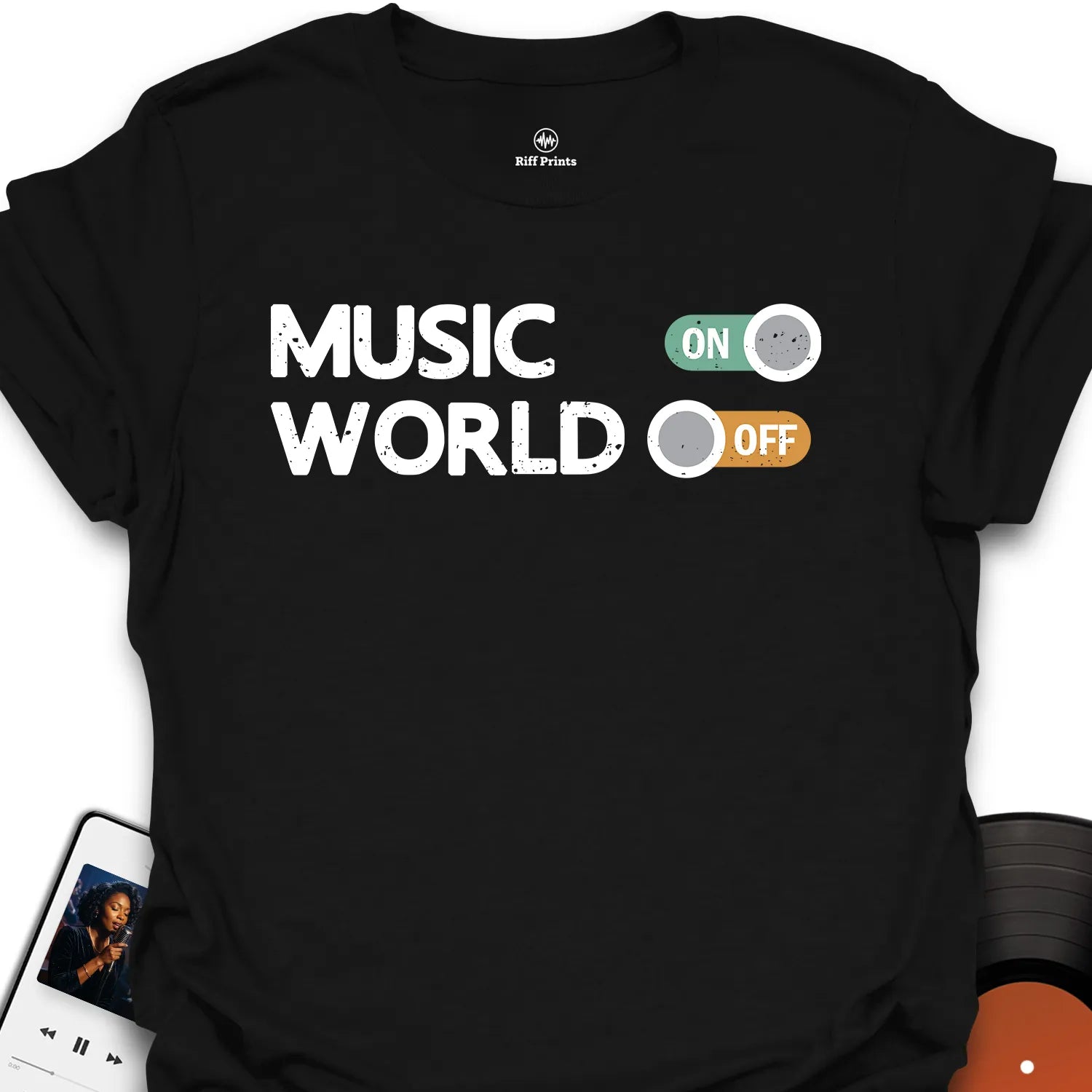 Music On World Off T-Shirt