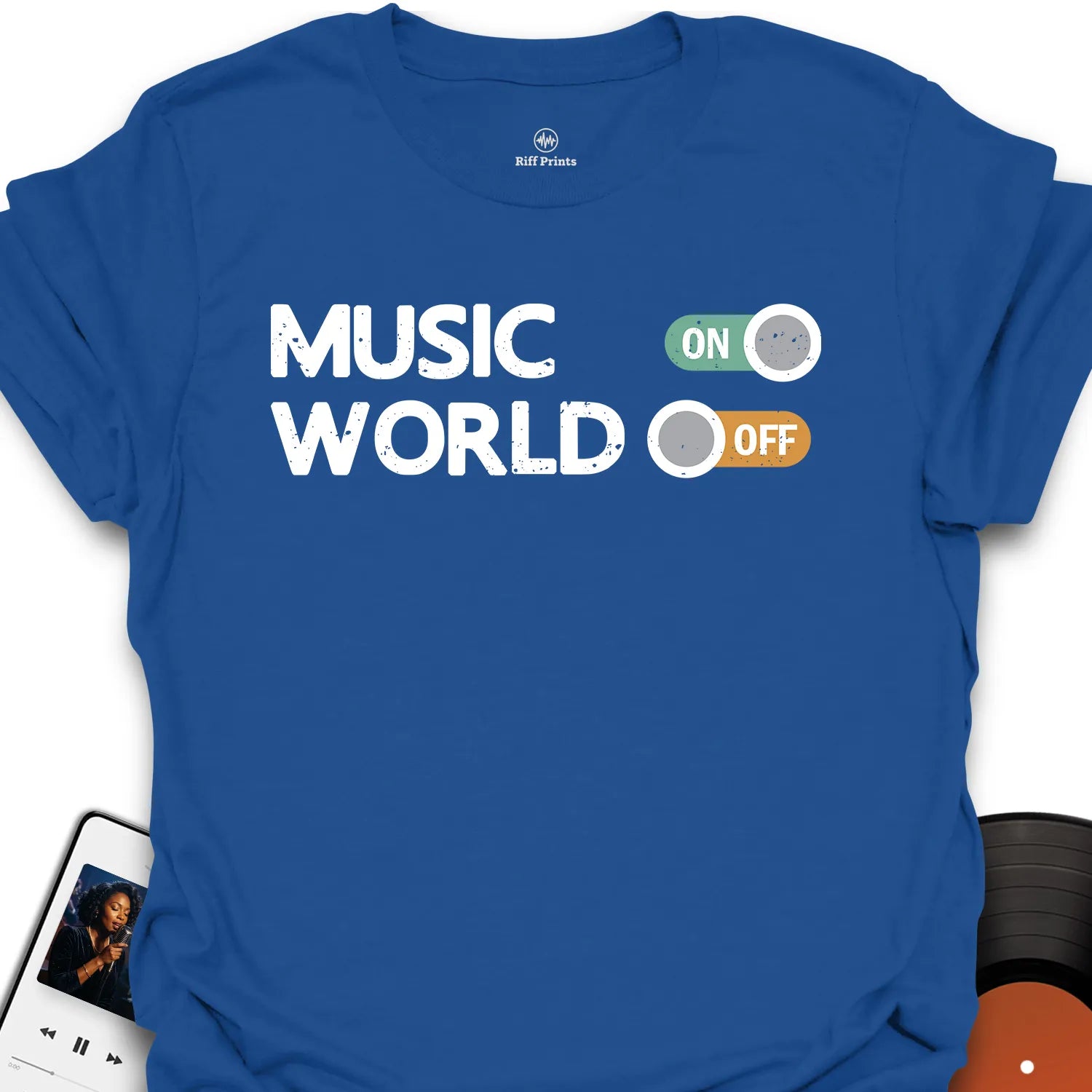 Music On World Off T-Shirt