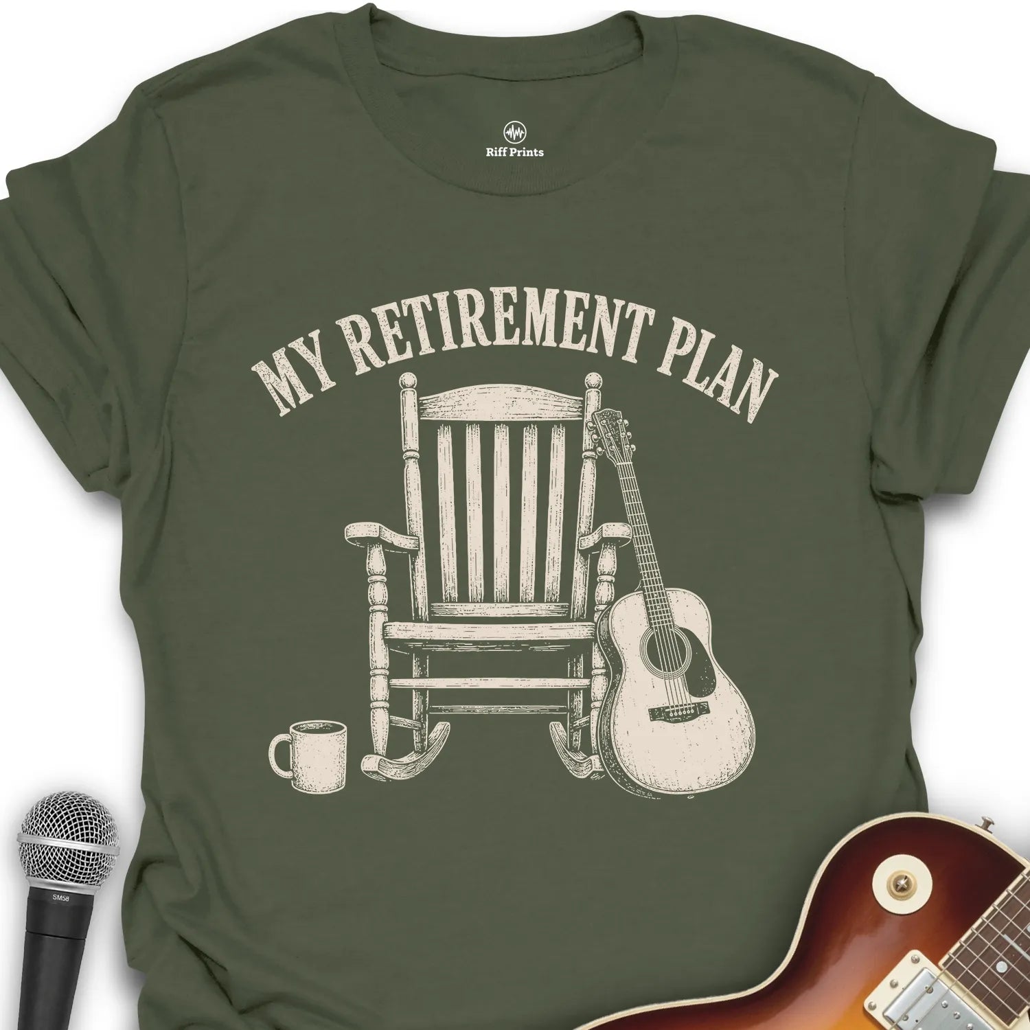 My Retirement Plan Guitar T-Shirt
