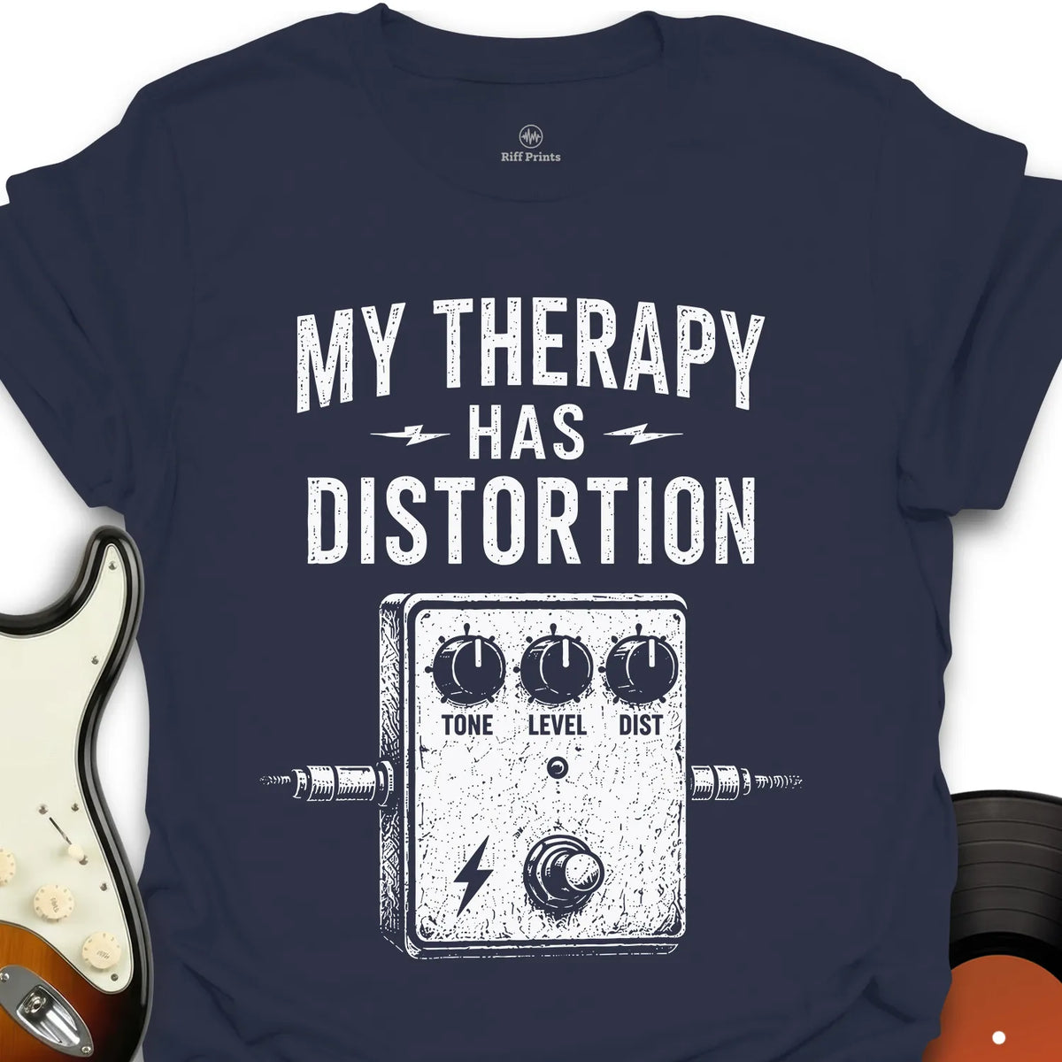 Distorted Therapy Music T-Shirt