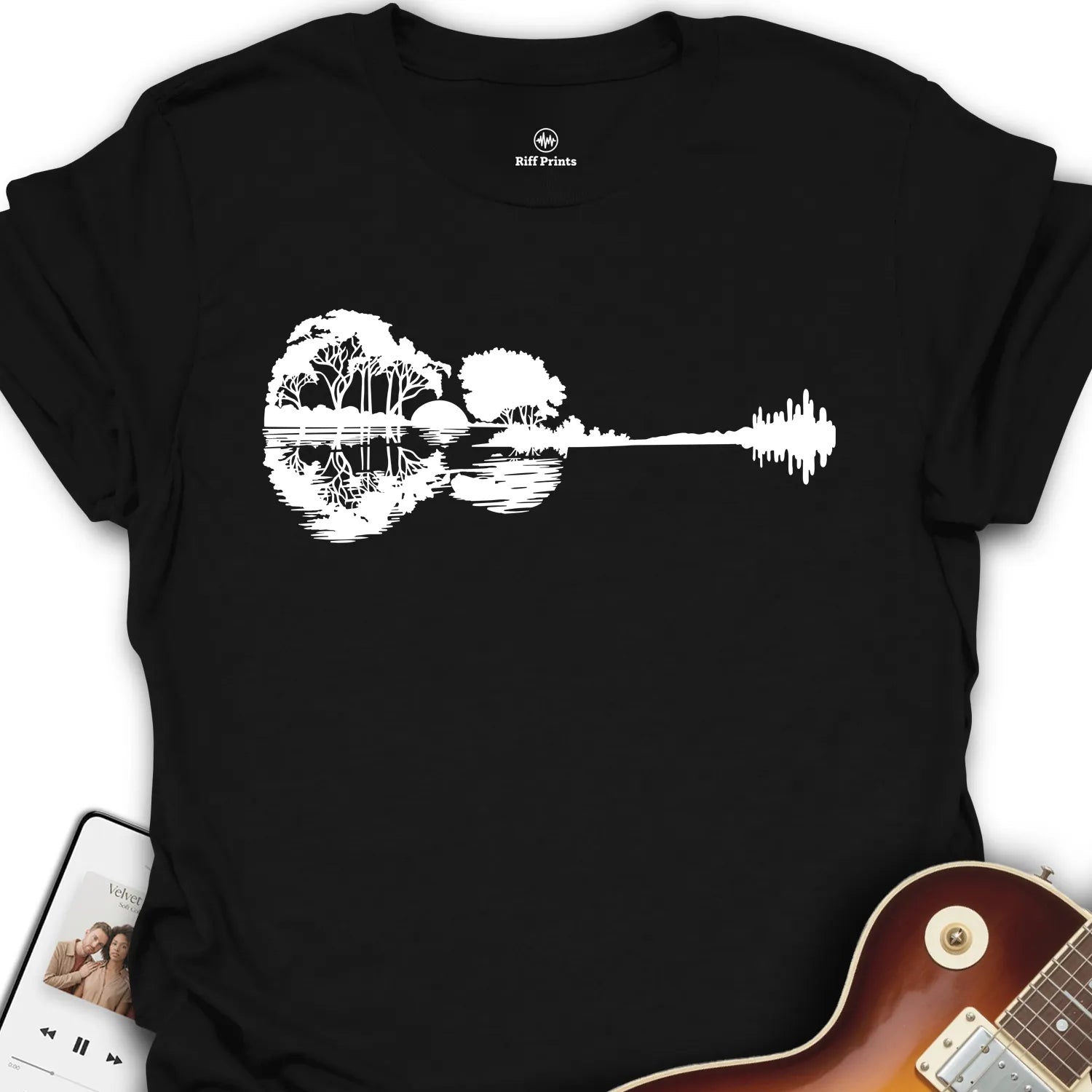 Natural Acoustic Guitar T-Shirt