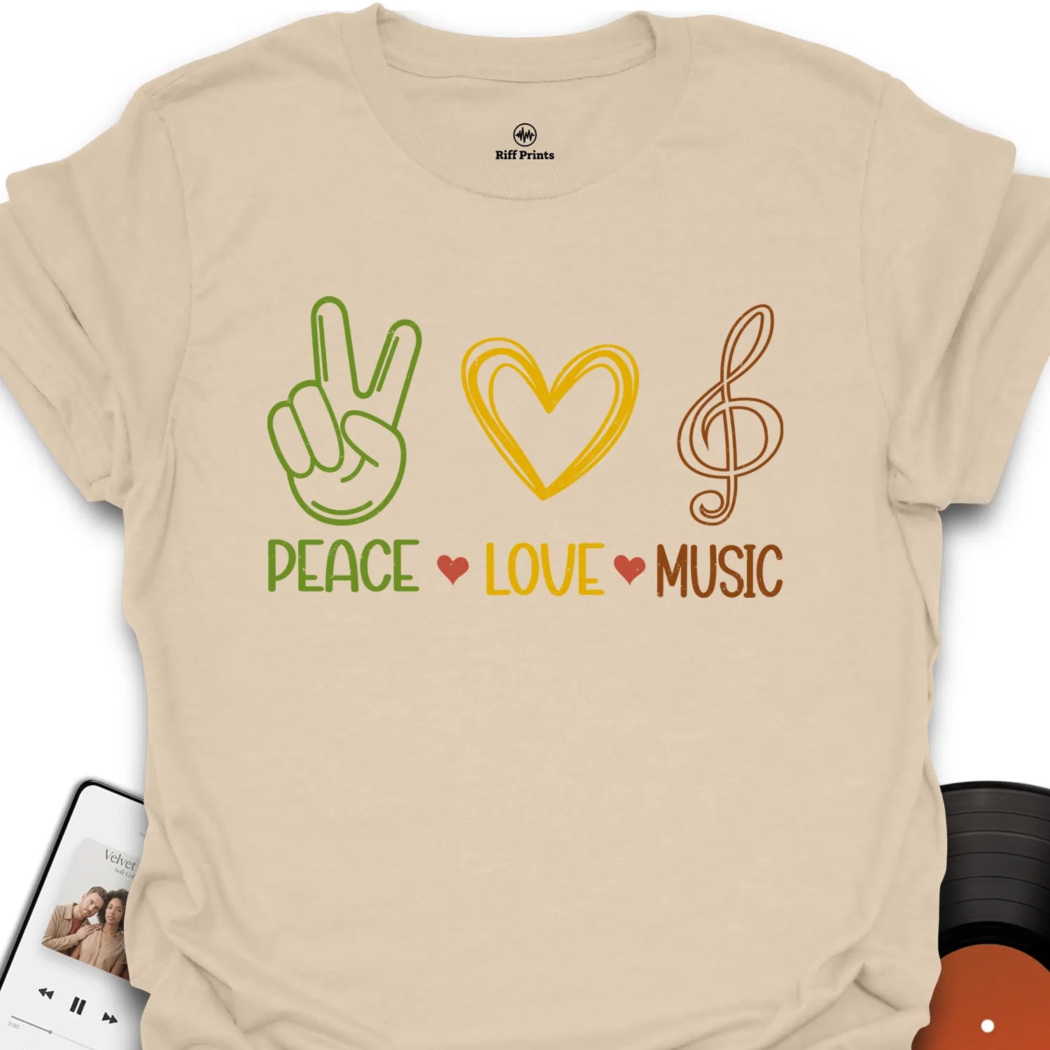 Peace Love Music T-Shirt