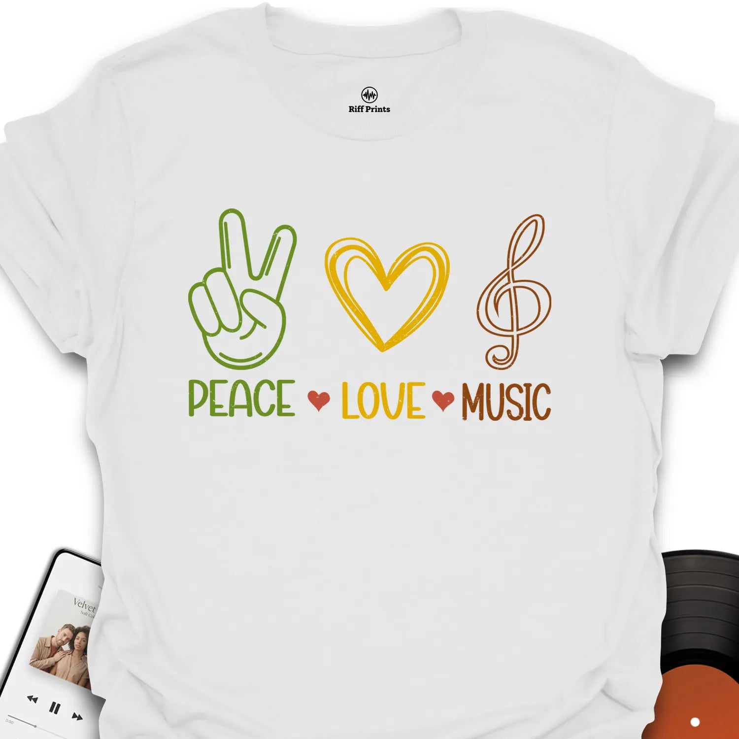 Peace Love Music T-Shirt