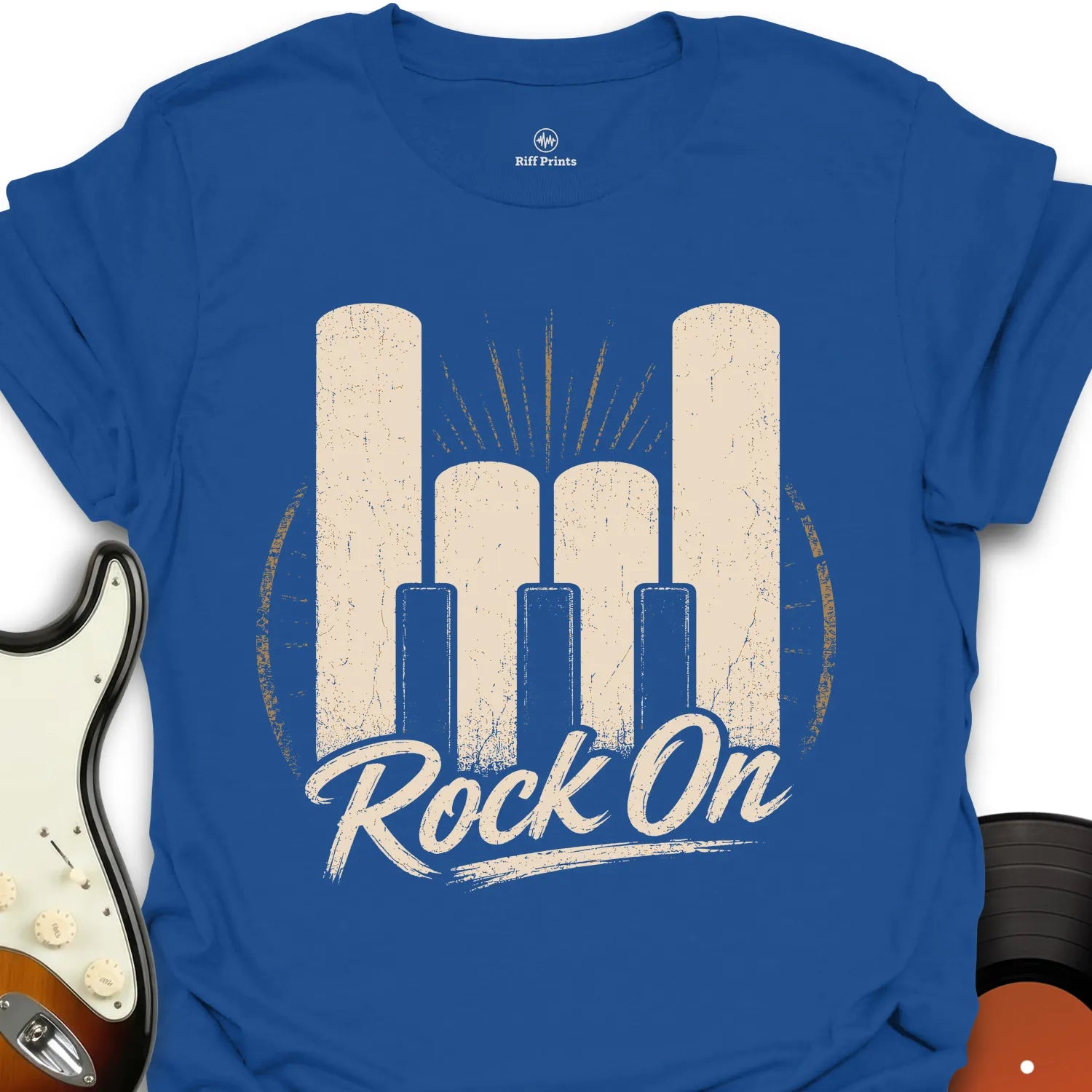 Piano Rock On Music T-Shirt