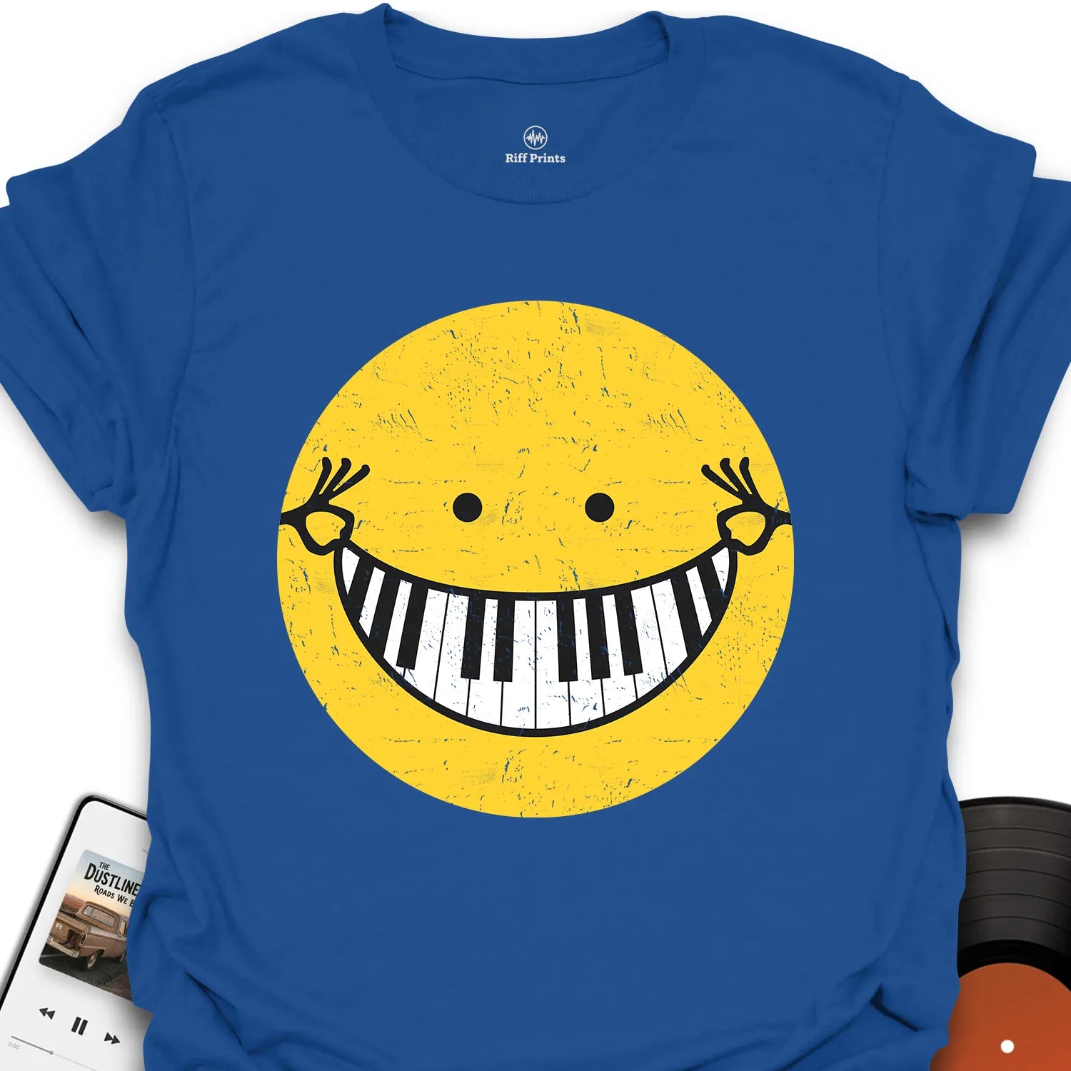 Piano Smiley Music T-Shirt