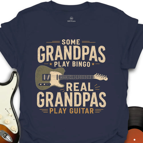Real Grandpas Guitar T-Shirt