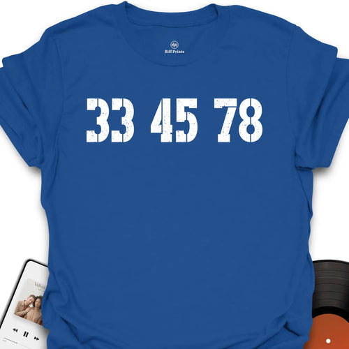Record Player Speeds T-Shirt