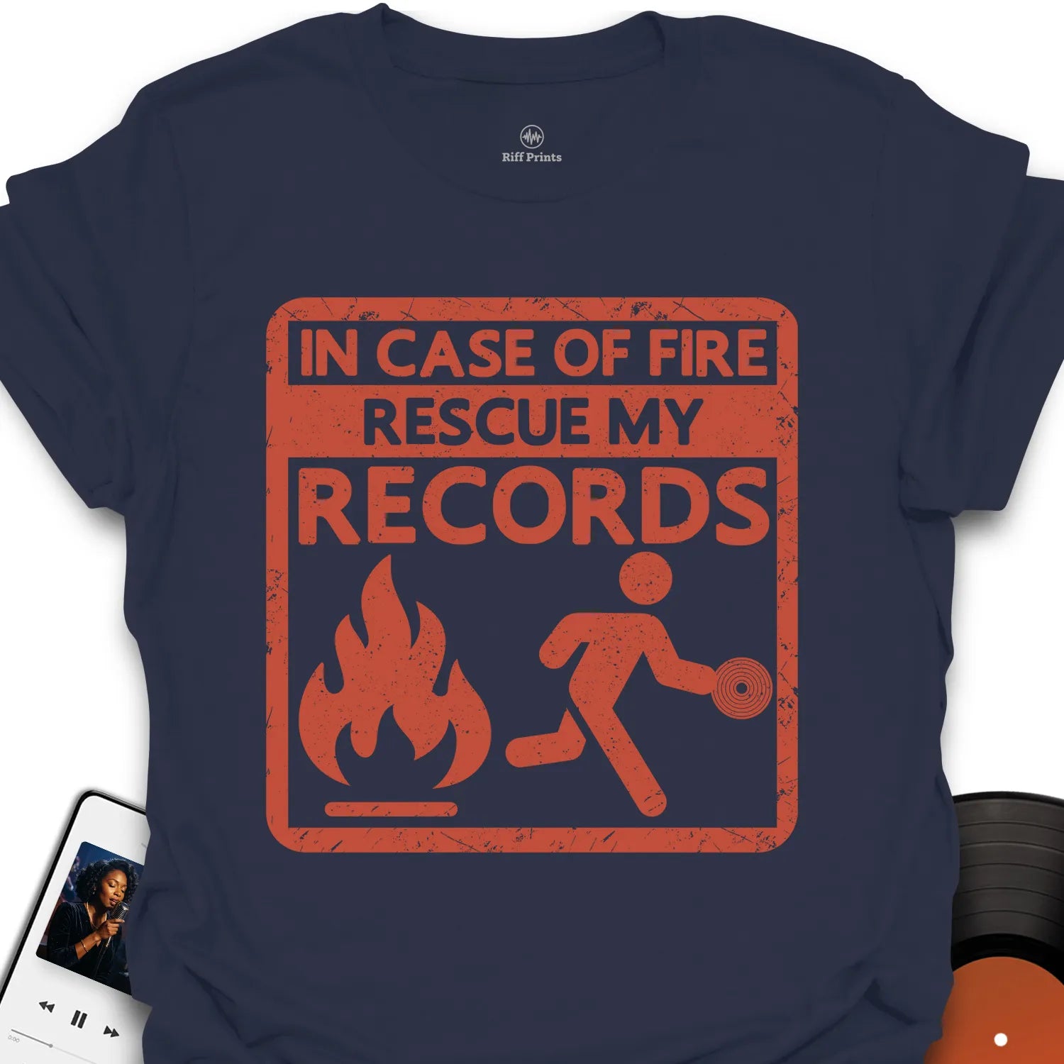 Rescue My Records - Music T-Shirt