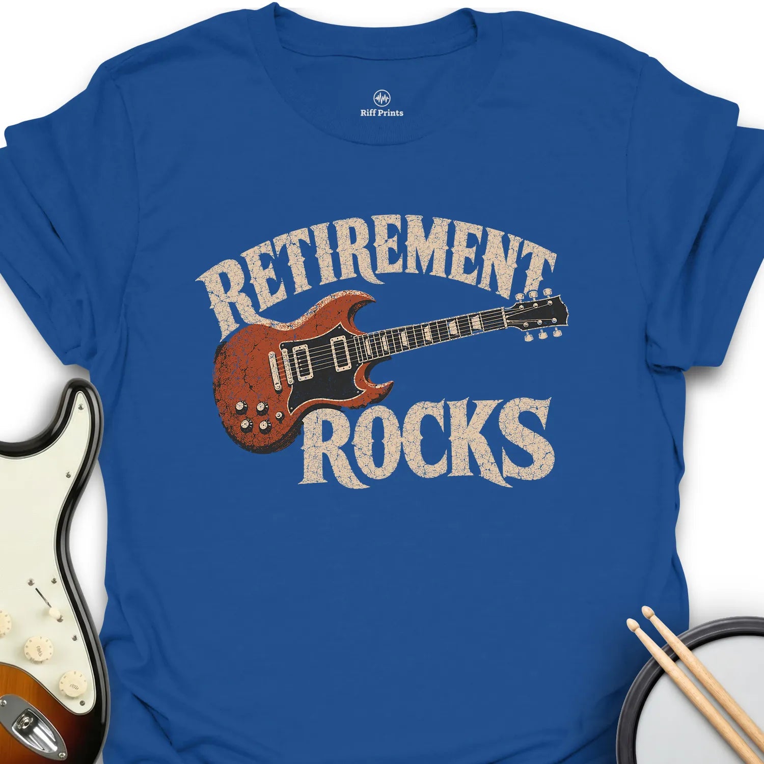 Retirement Rocks Music T-Shirt