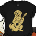 Retriever on Guitar T-Shirt