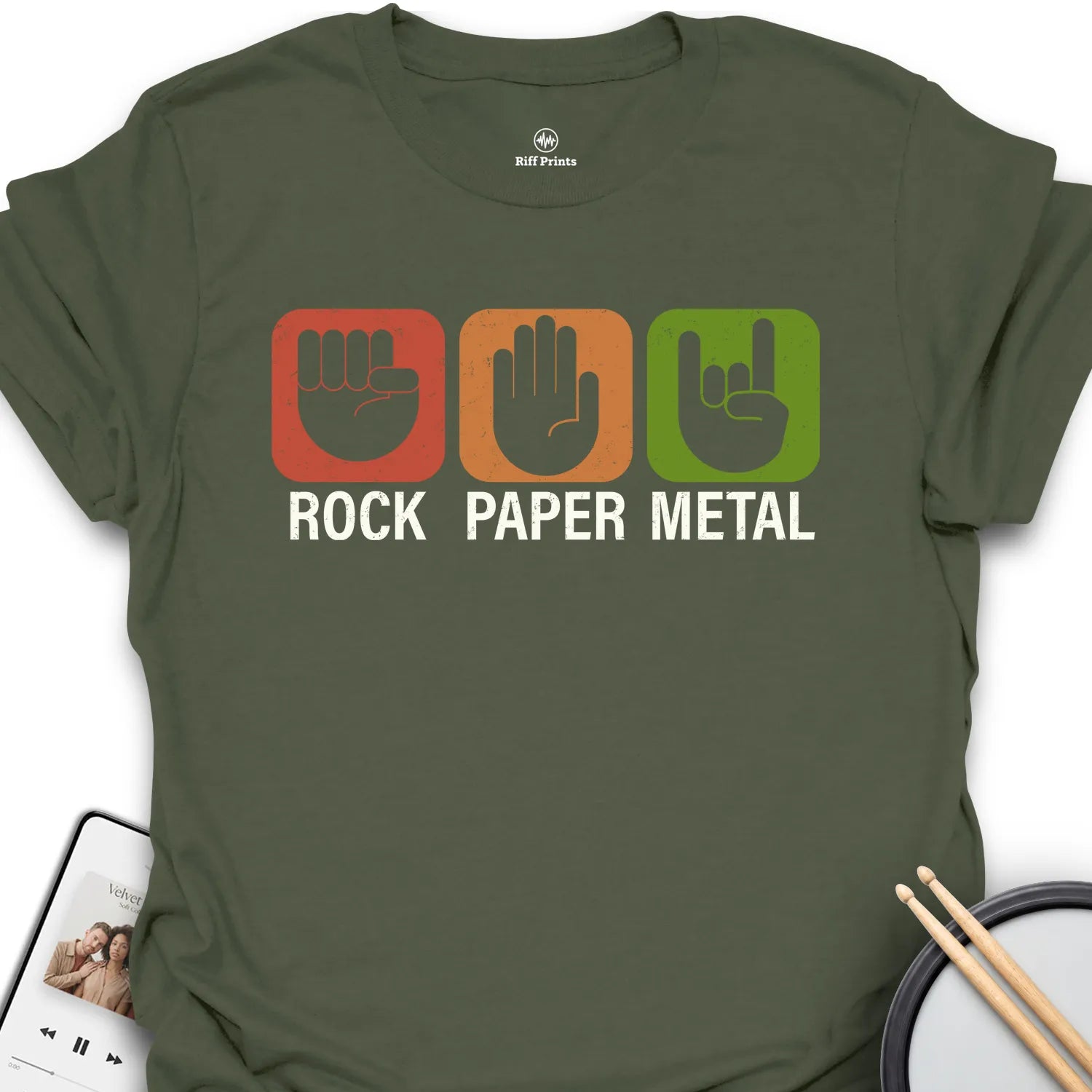 Rock Paper Metal T-Shirt
