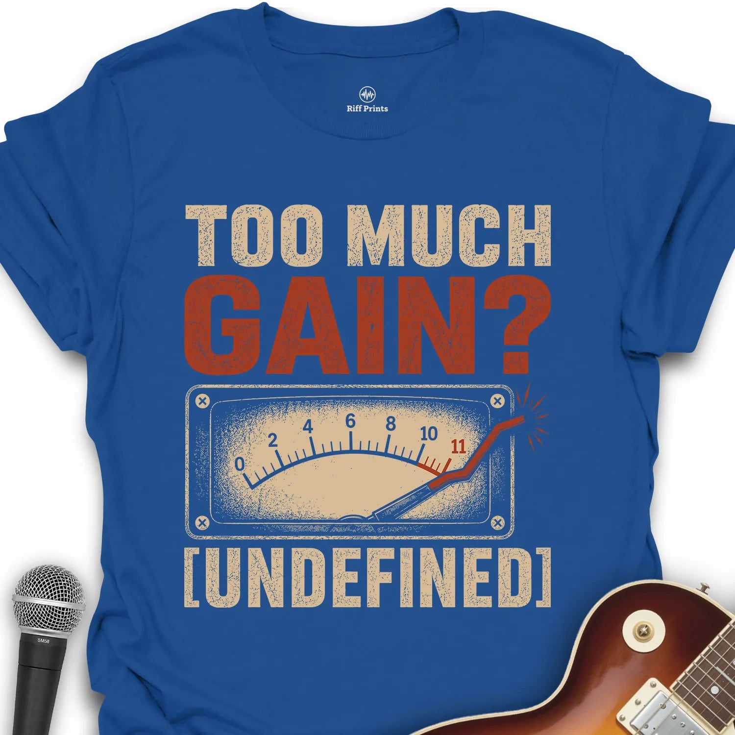 Too Much Gain Undefined Music T-Shirt