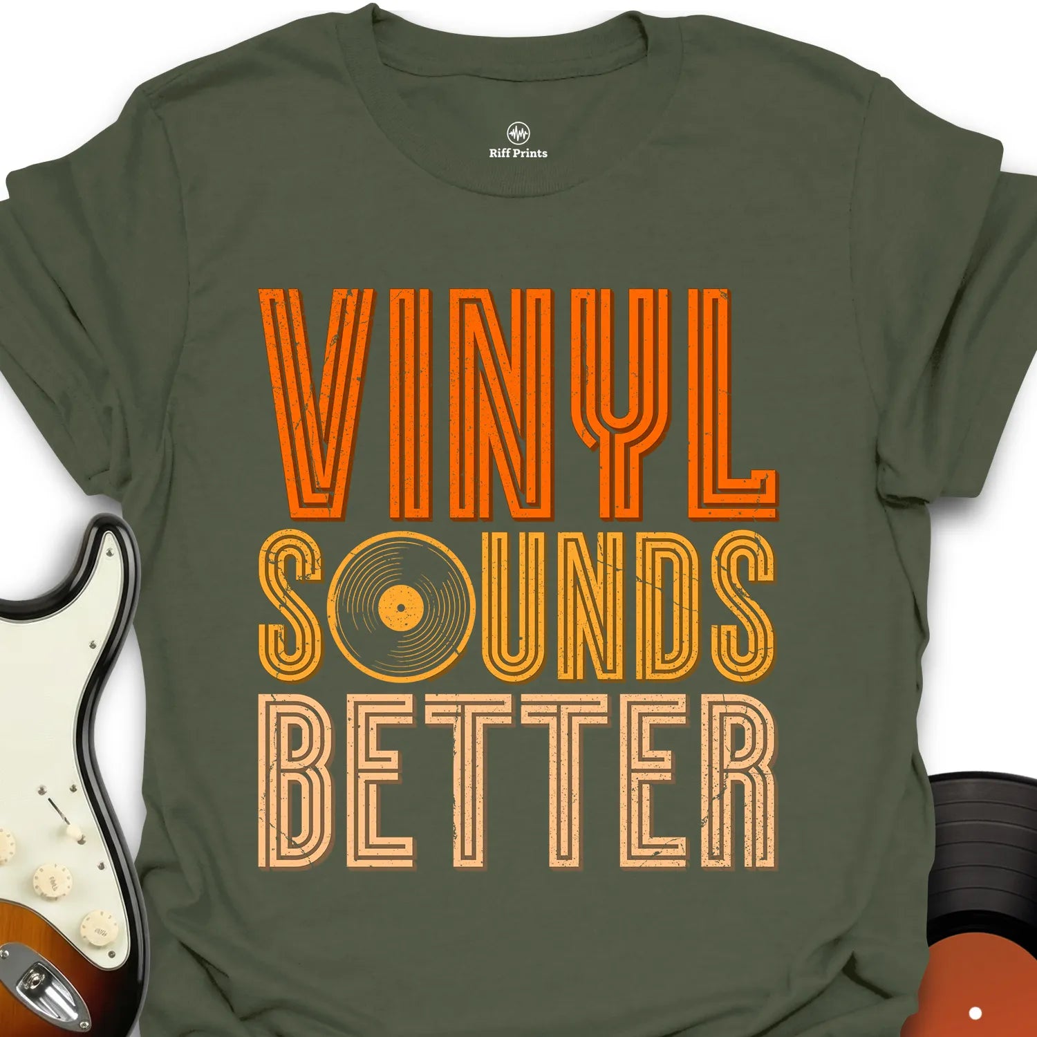Vinyl Sounds Better Music T-Shirt