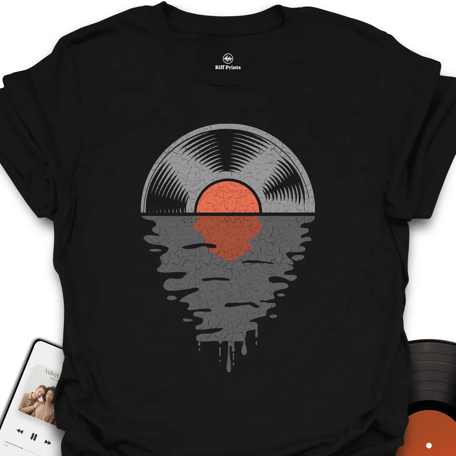 Vinyl Record Sunset T-Shirt