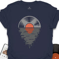 Vinyl Record Sunset Music T-Shirt
