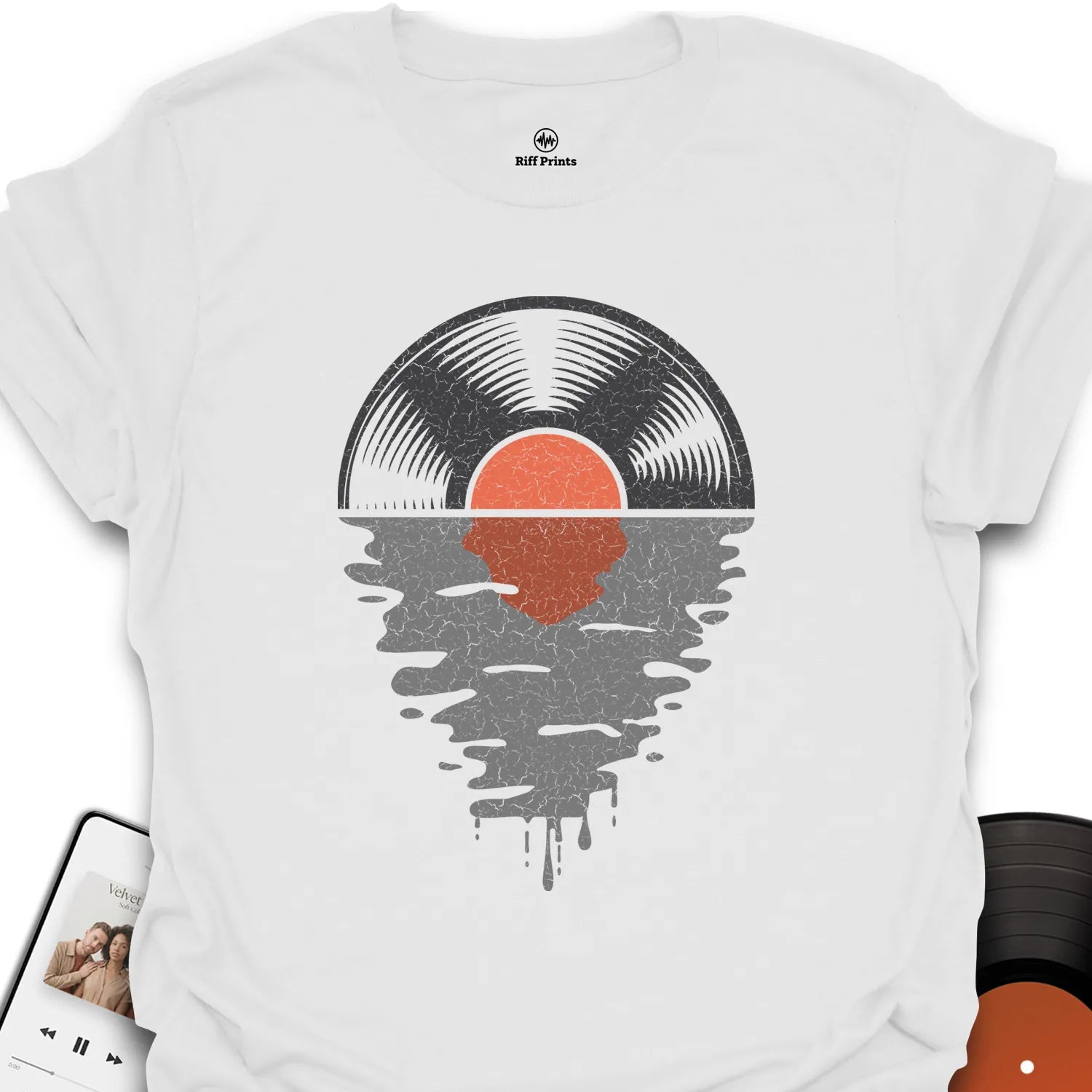 Vinyl Record Sunset T-Shirt