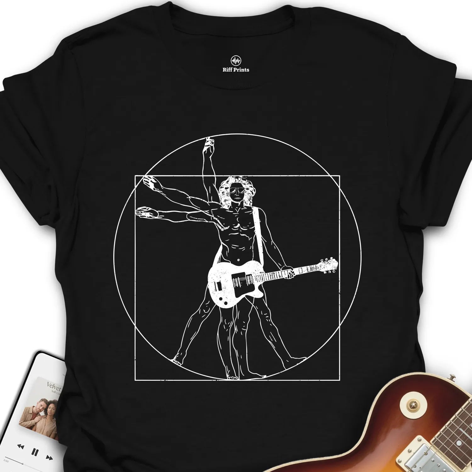 The Vitruvian Man Rocks T-Shirt