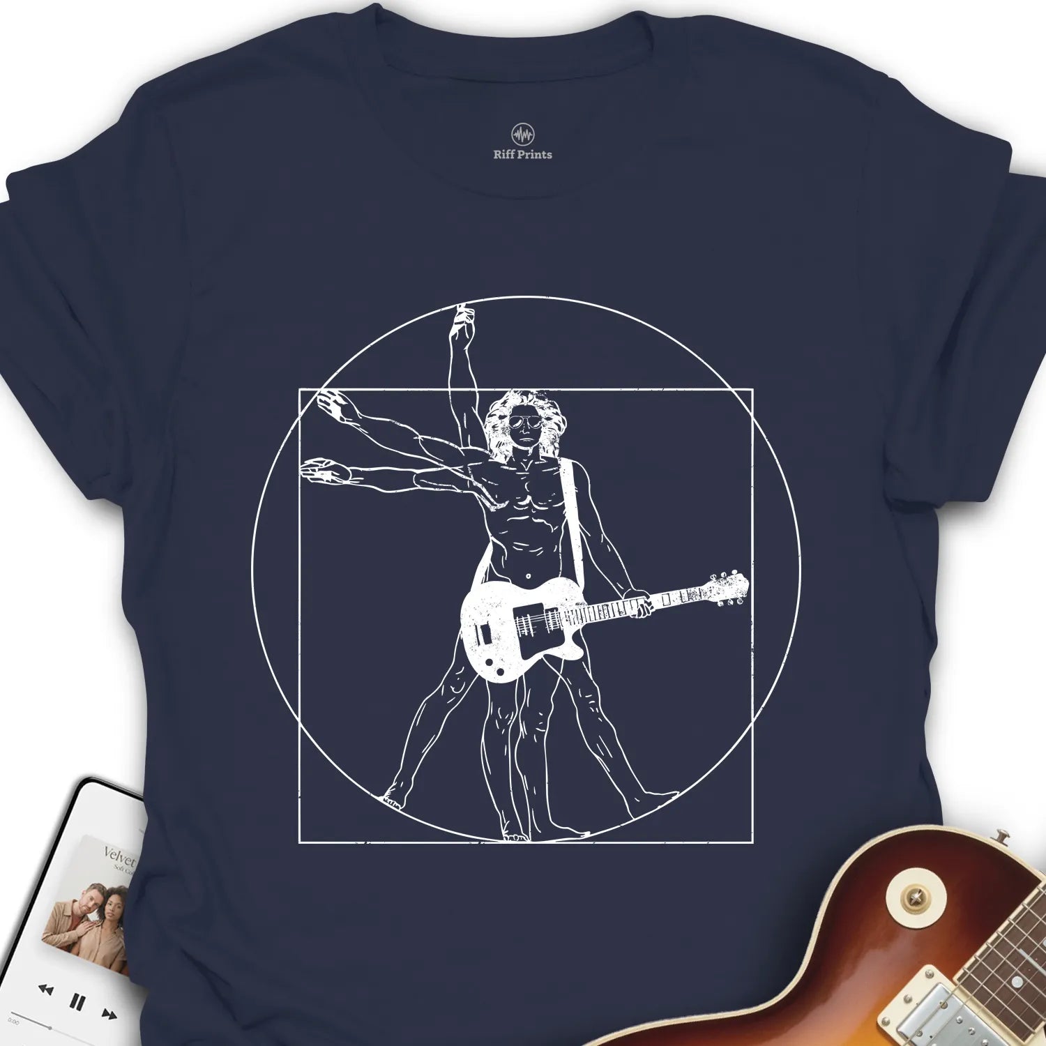 The Vitruvian Man Rocks T-Shirt
